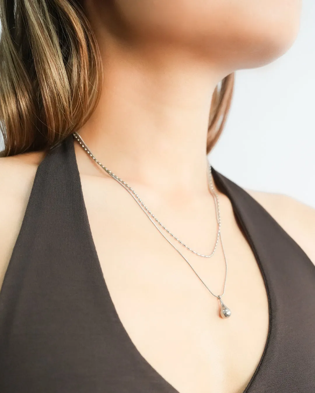 Teardrop Layered Necklace sold by Bamboo Blonde product image thumbnail 2