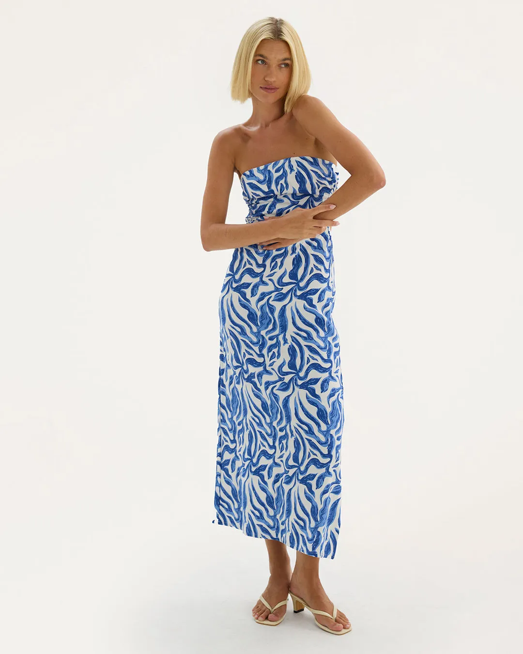 Portofino Tube Midi Dress sold by Bamboo Blonde