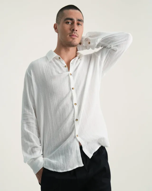 Sydney Long Sleeve Shirt made by Bamboo Blonde