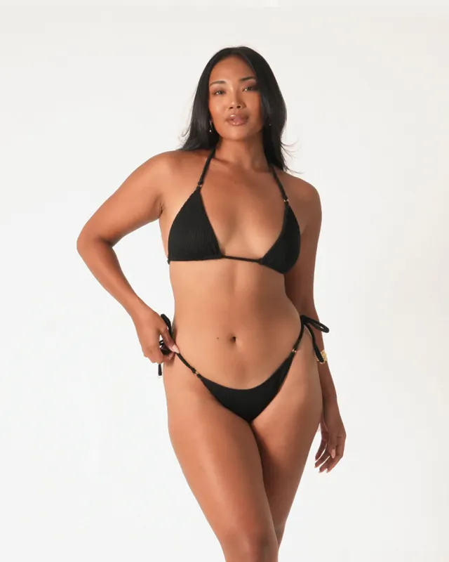 Poppy Triangle Bikini Top made by Bamboo Blonde