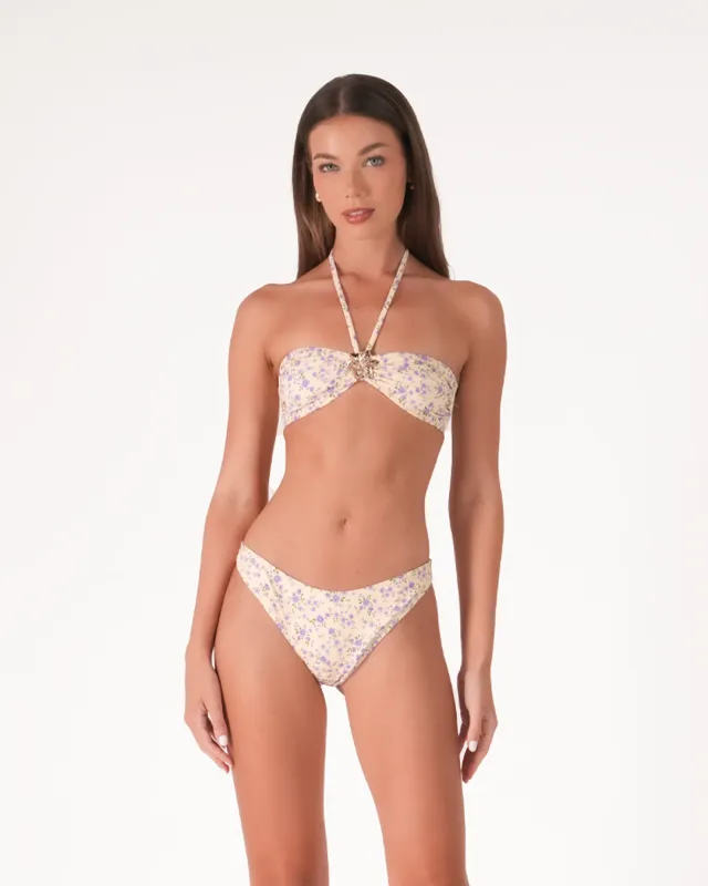 Blossom Bandeau Bikini Top made by Bamboo Blonde
