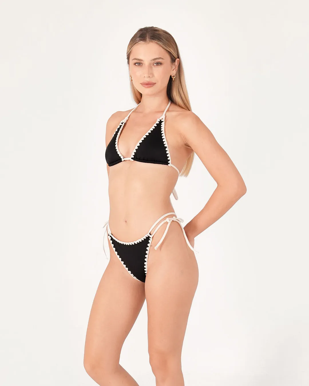 Lotus Triangle Bikini Top sold by Bamboo Blonde product image thumbnail 3