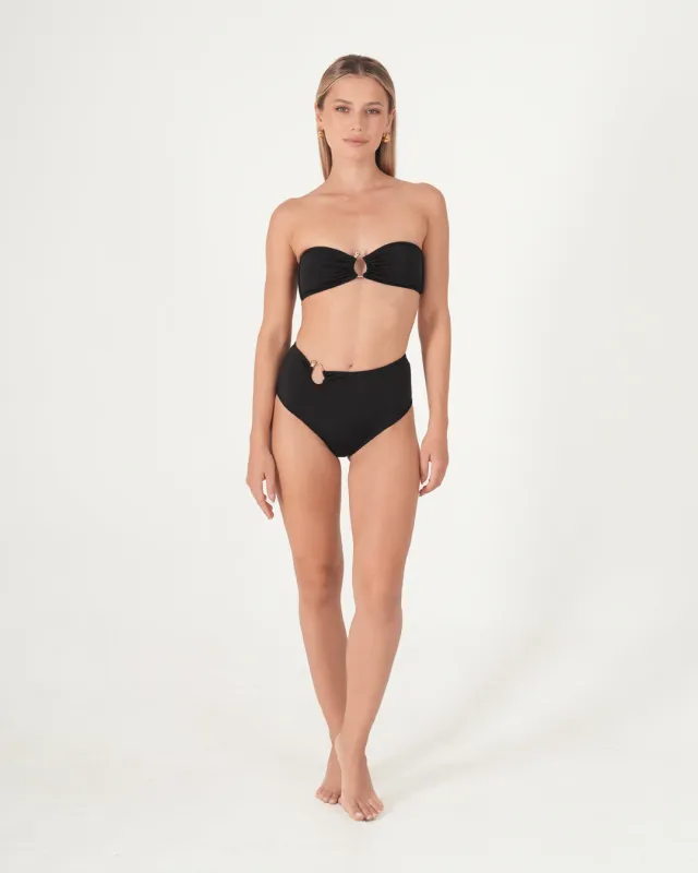 Petunia Highwaisted Bikini Bottom made by Bamboo Blonde