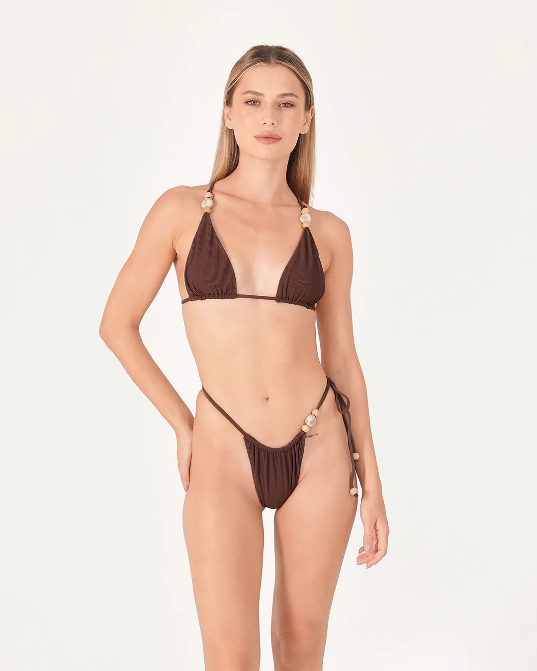 Daffodil Triangle Bikini Top sold by Bamboo Blonde