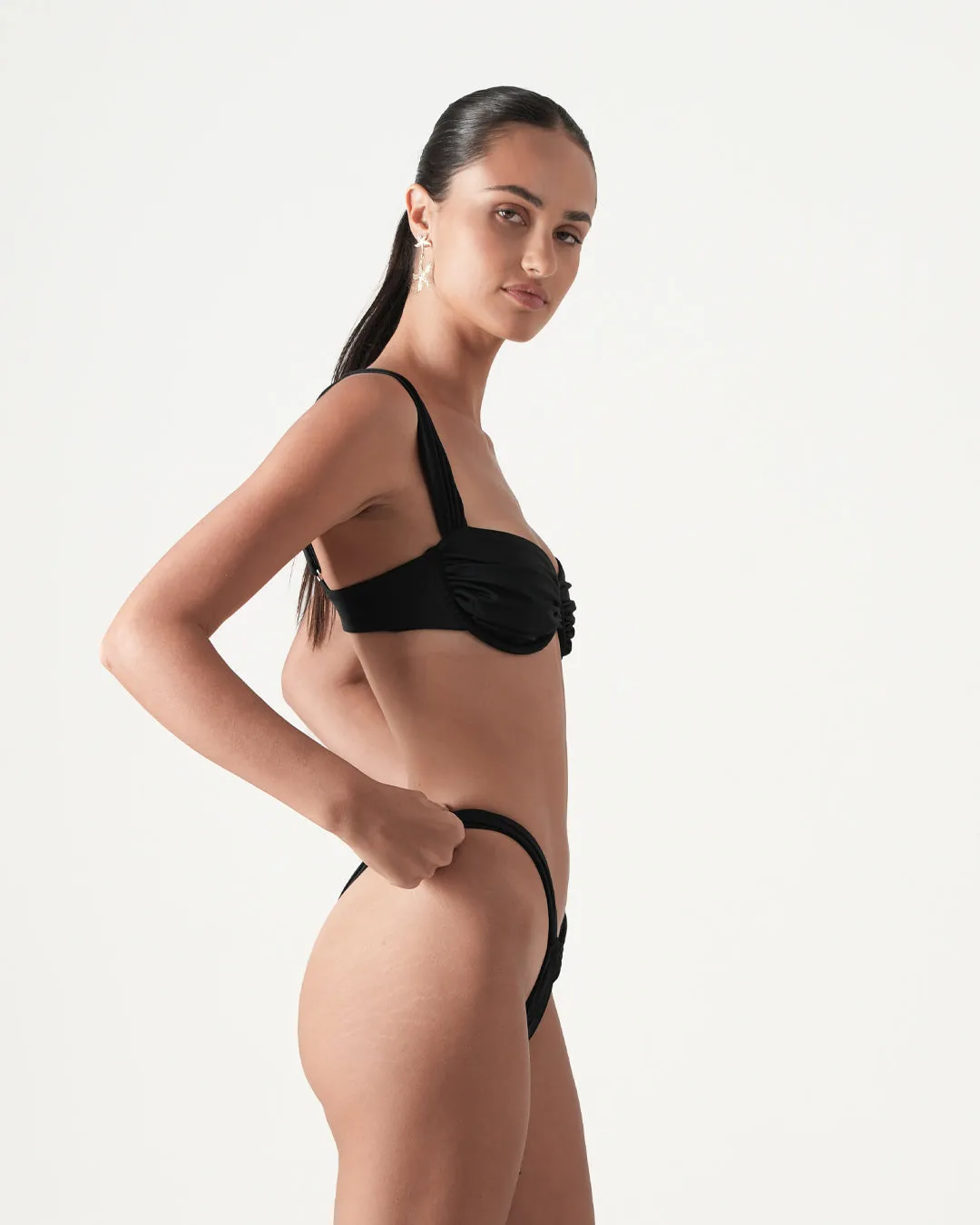 Rose Balconette Bikini Top sold by Bamboo Blonde product image thumbnail 3