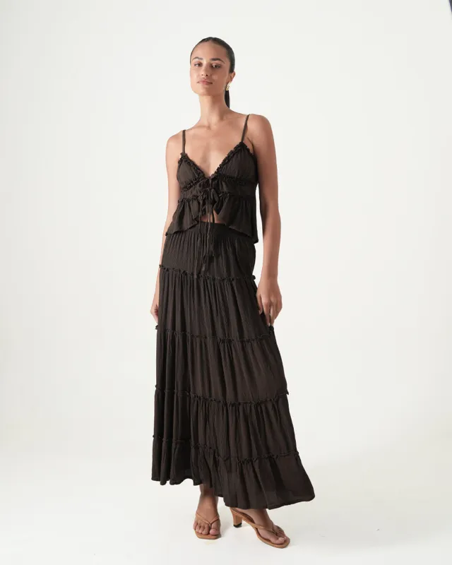 Siren Maxi Skirt made by Bamboo Blonde