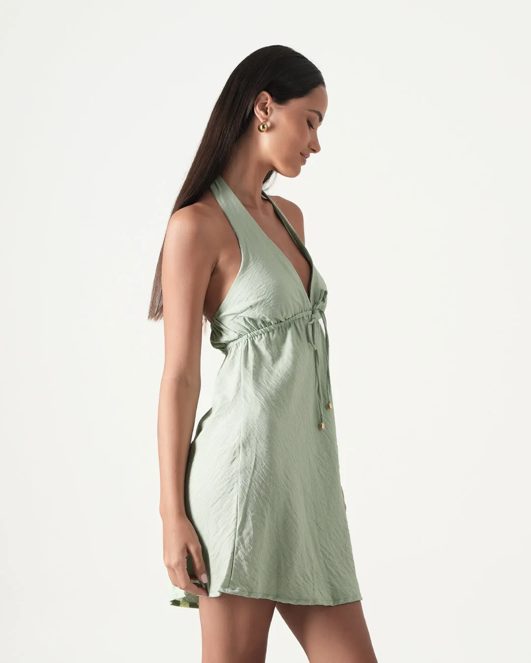 Sally Halter Mini Dress sold by Bamboo Blonde product image thumbnail 3