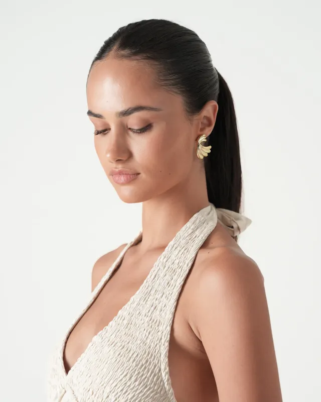 Athens Earrings made by Bamboo Blonde