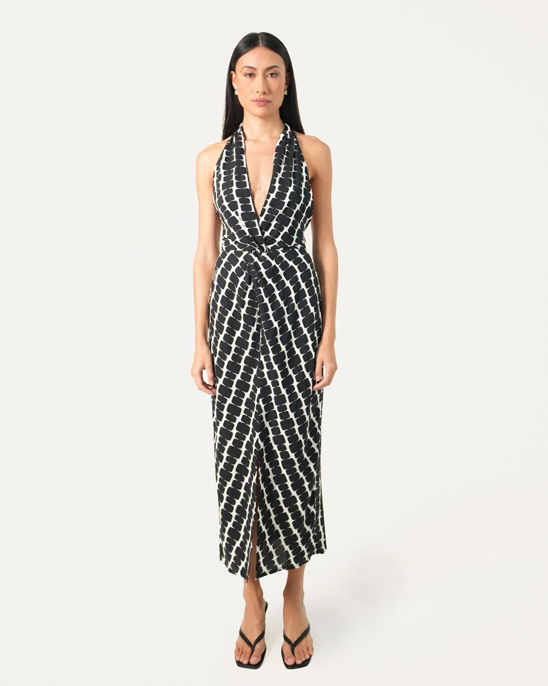 Jess Halter Midi Dress sold by Bamboo Blonde