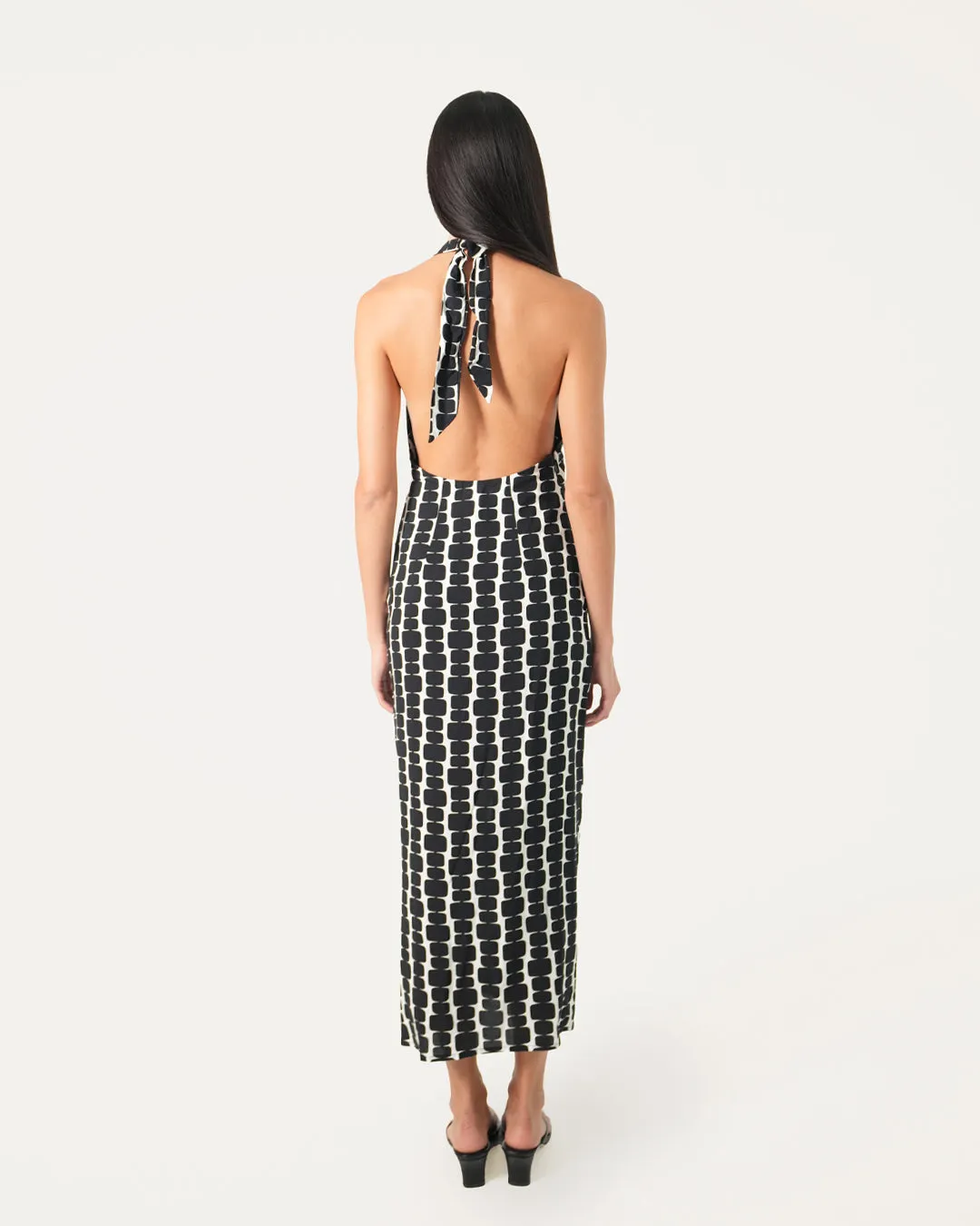 Jess Halter Midi Dress sold by Bamboo Blonde product image thumbnail 5
