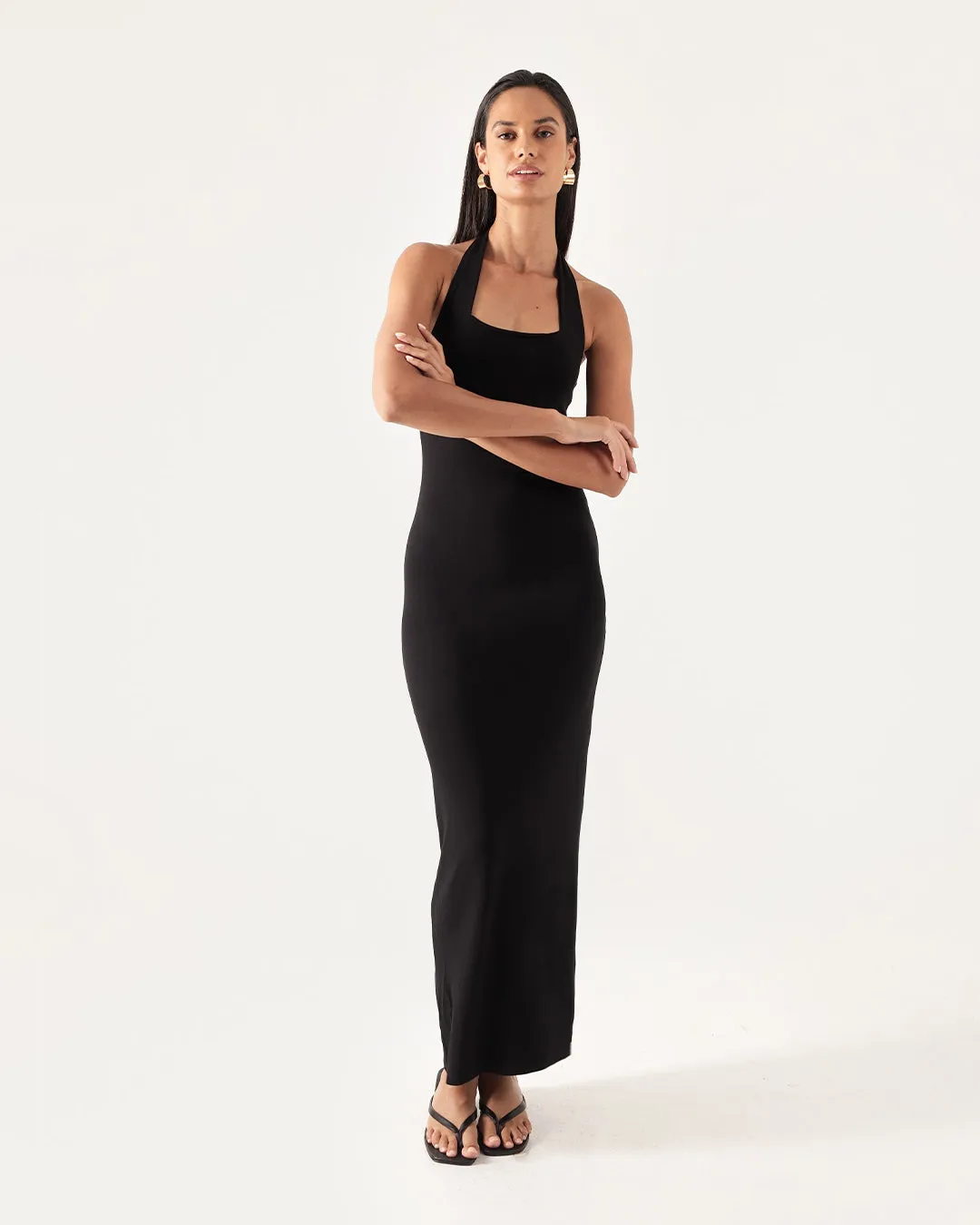 Summer Halter Maxi Dress sold by Bamboo Blonde product image thumbnail 4
