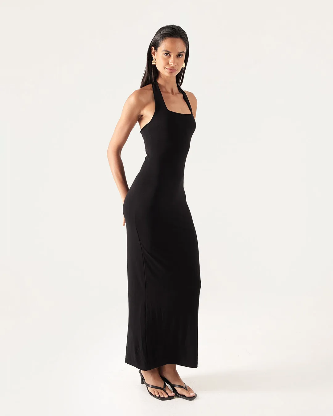 Summer Halter Maxi Dress sold by Bamboo Blonde product image thumbnail 3