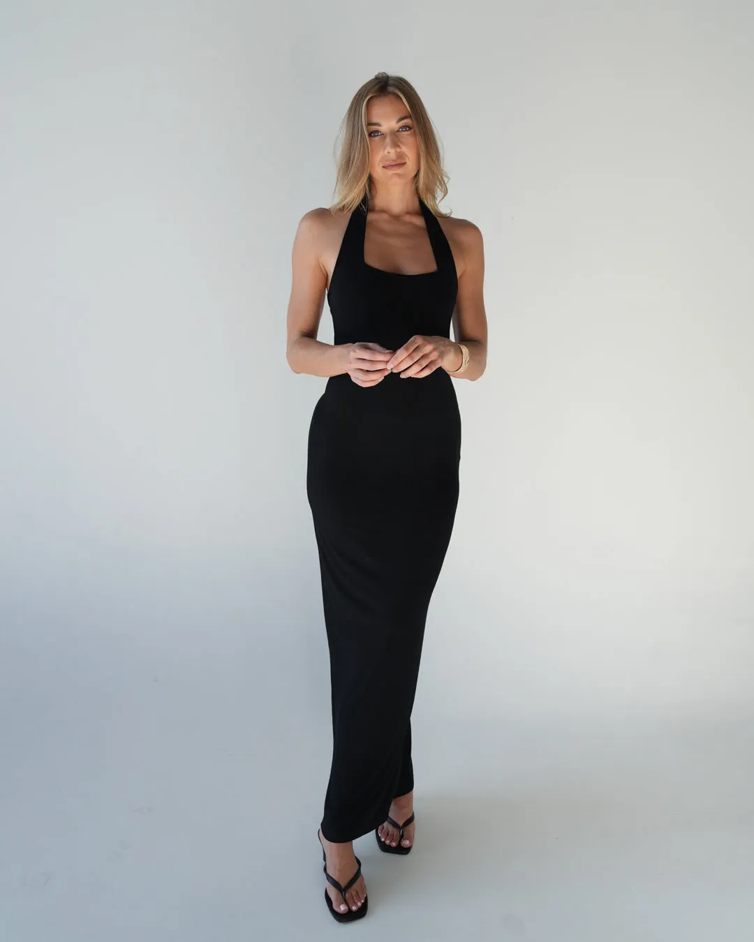 Summer Halter Maxi Dress sold by Bamboo Blonde product image thumbnail 5