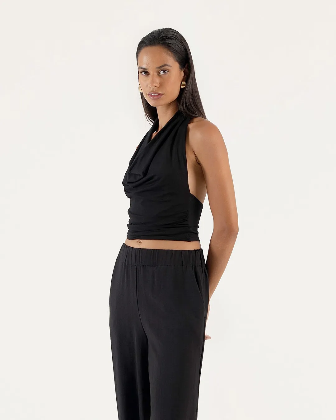 Pam Cowl Top sold by Bamboo Blonde