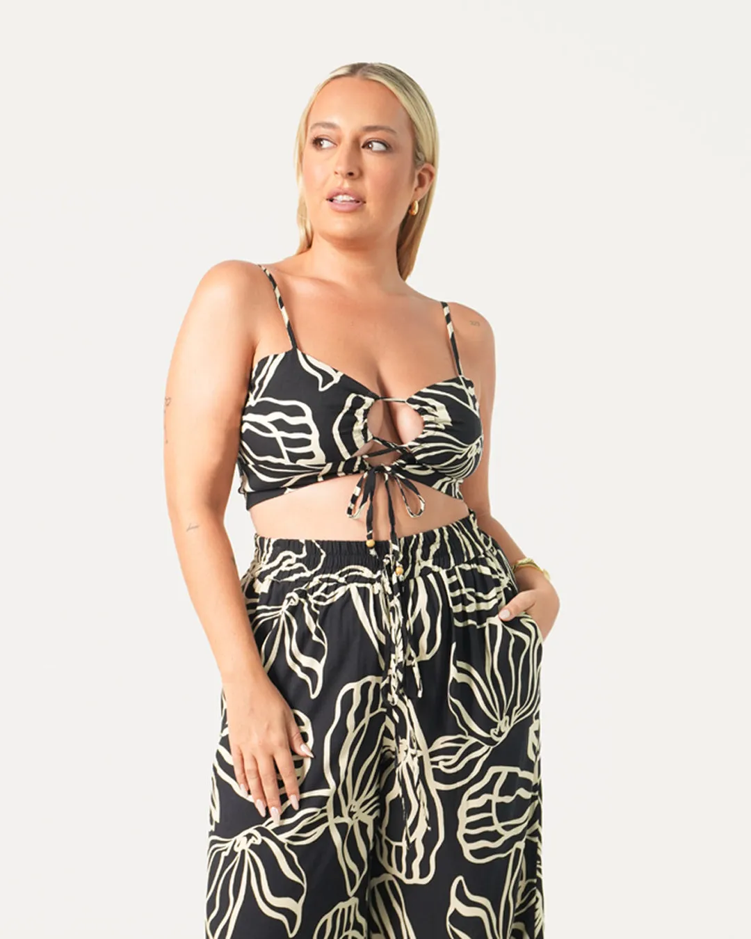 Sunset Crop Top sold by Bamboo Blonde product image thumbnail 2