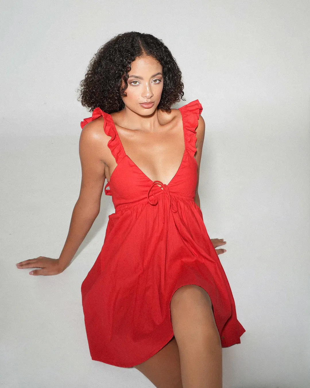 Mandy Frill Mini Dress sold by Bamboo Blonde product image thumbnail 2