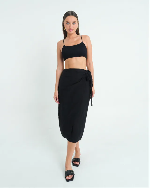 Hera Wrap Skirt made by Bamboo Blonde
