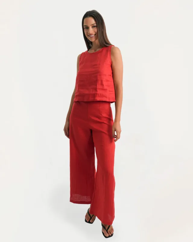 Sonia Wide Leg Pants made by Bamboo Blonde