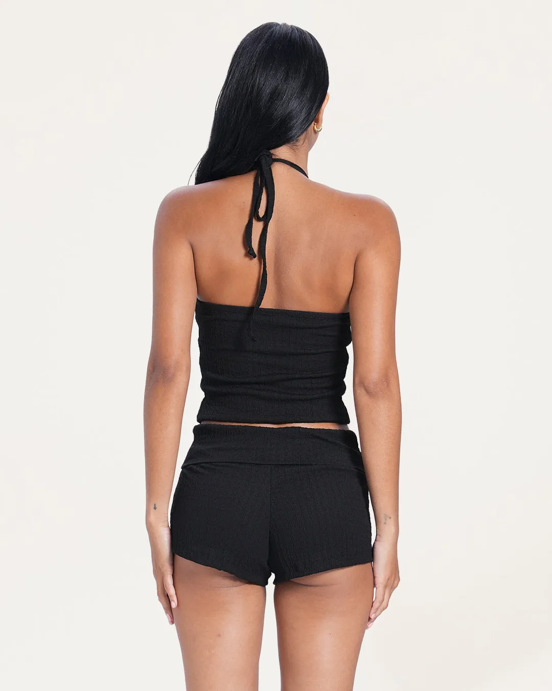 Cannie Foldover Shorts sold by Bamboo Blonde product image thumbnail 5