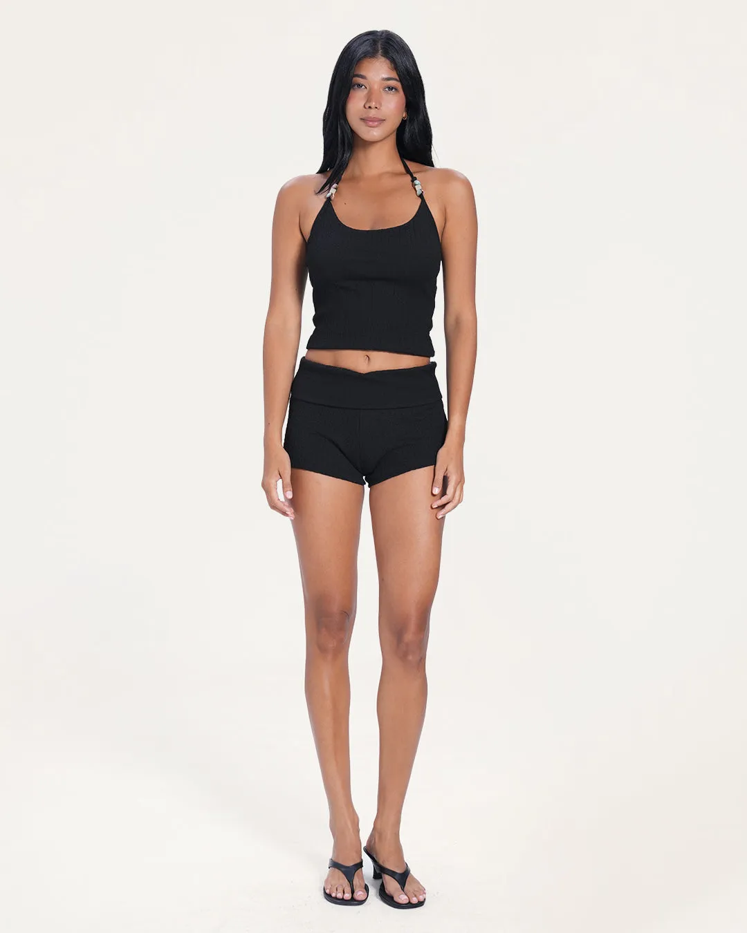Cannie Foldover Shorts sold by Bamboo Blonde product image thumbnail 3