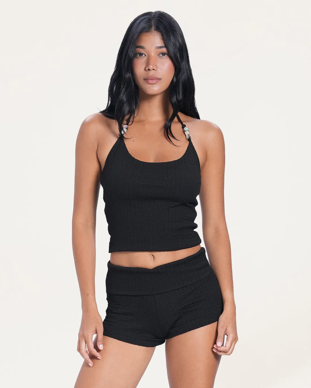 Cannie Foldover Shorts sold by Bamboo Blonde