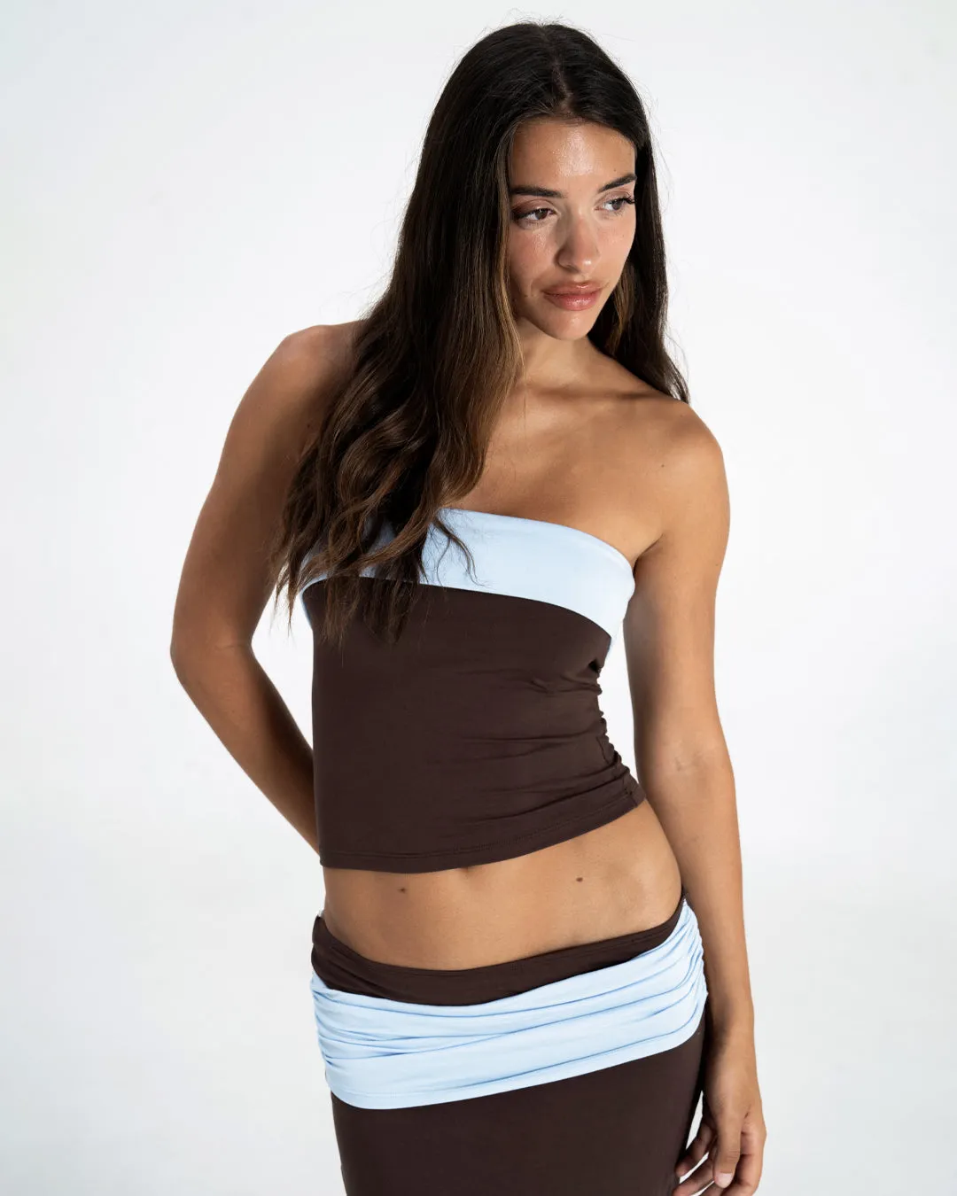 Posie Tube Top sold by Bamboo Blonde