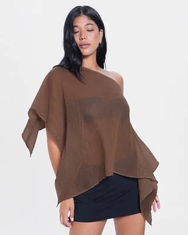 Cypress Poncho Top made by Bamboo Blonde