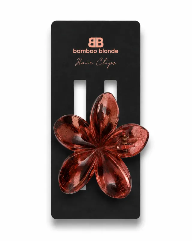 Frangipani Hairclaw made by Bamboo Blonde