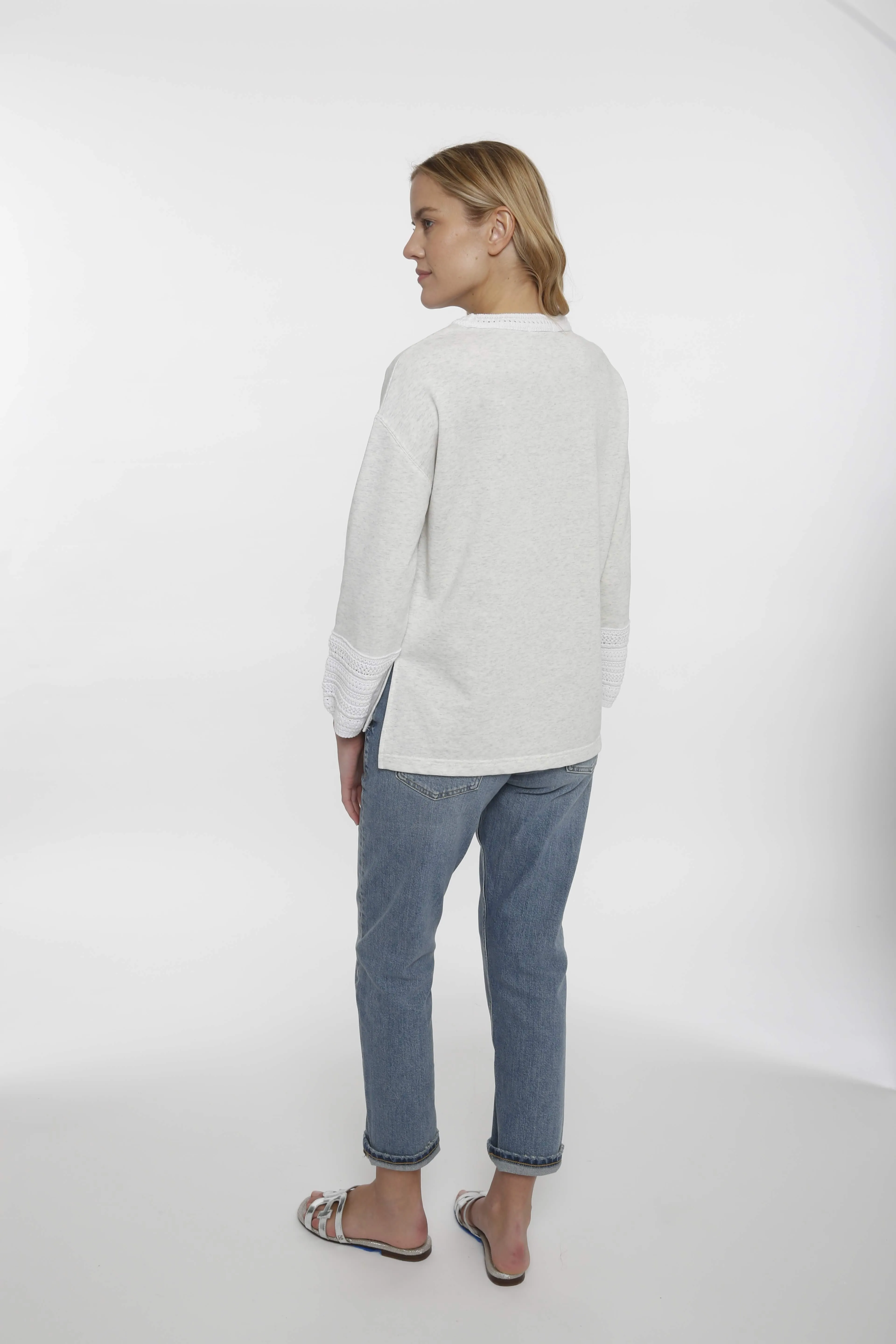 French Terry Sweatshirt sold by In Cashmere product image thumbnail 3
