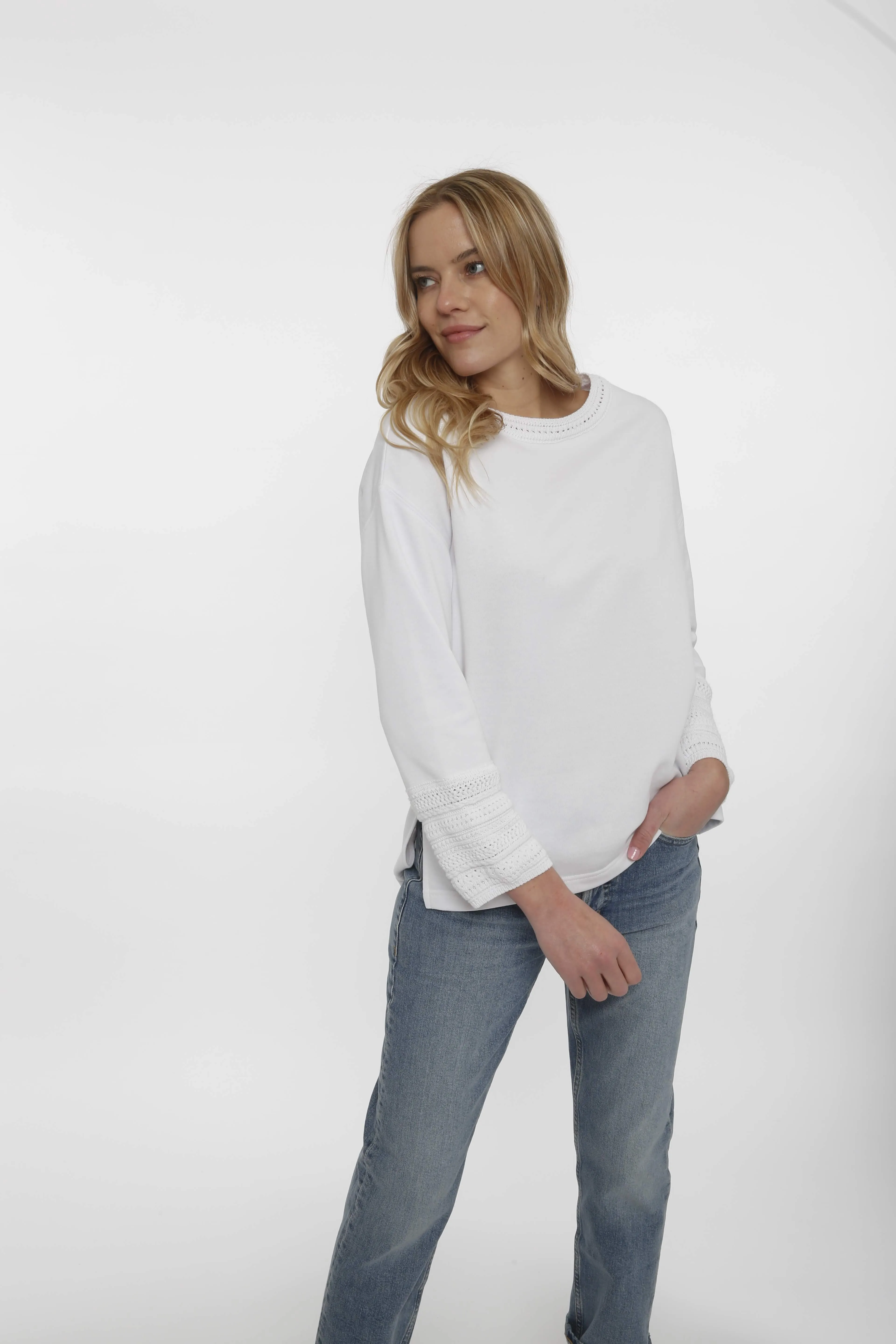 French Terry Sweatshirt sold by In Cashmere product image thumbnail 5