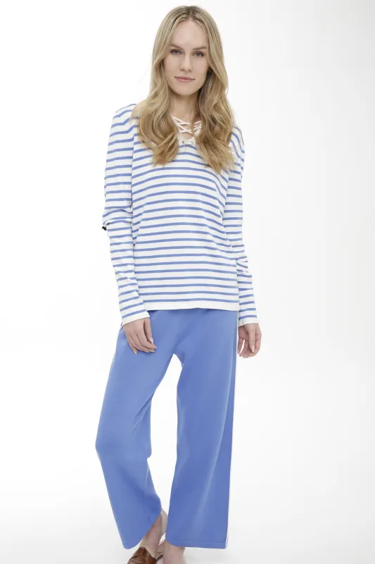 Sweat Pant with Contrast Side Piping made by In Cashmere