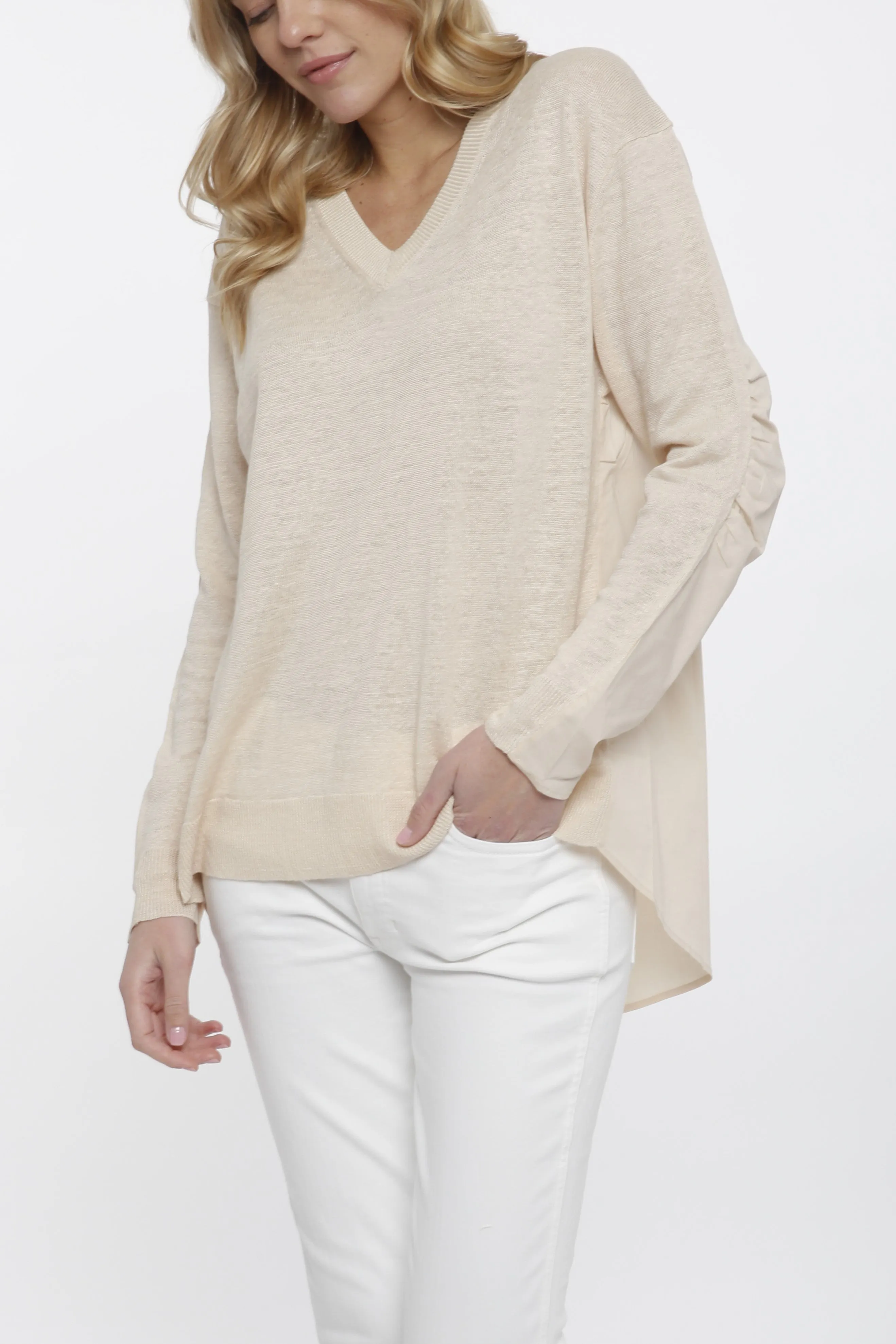 V-Neck Tunic sold by In Cashmere product image thumbnail 2