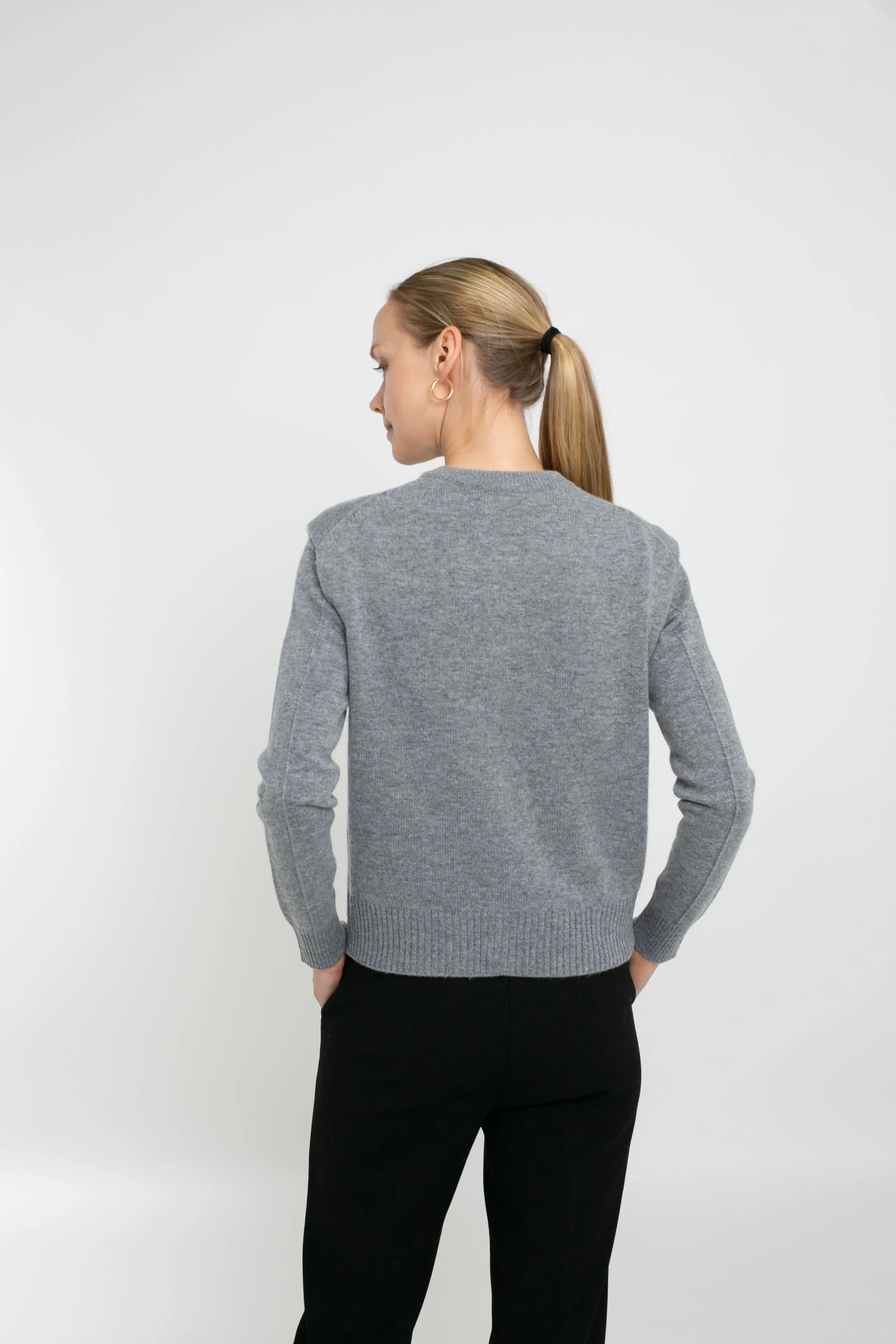 Cashmere Blend Button Vest sold by In Cashmere product image thumbnail 5