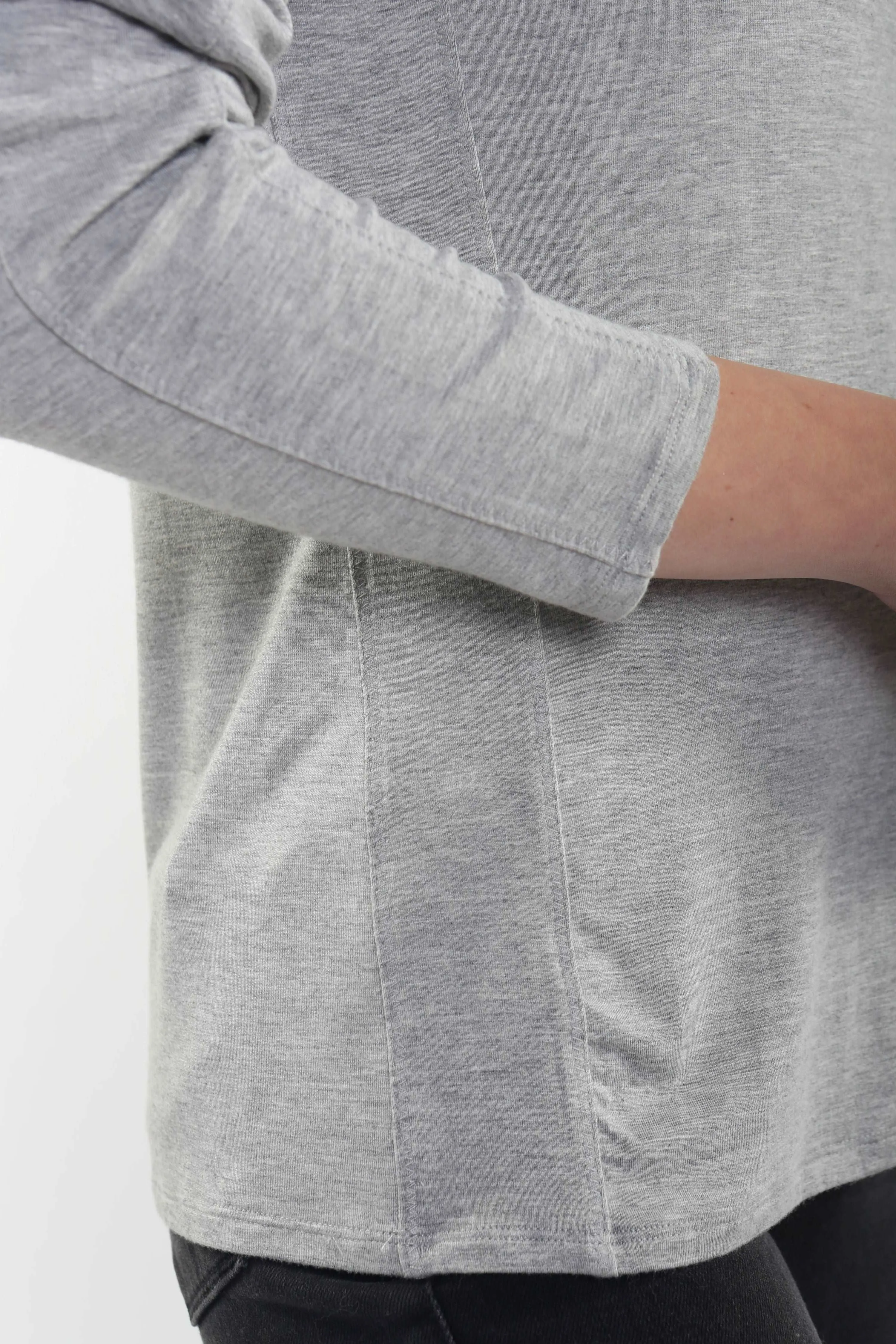 Long Sleeve Fine Knit Turtleneck sold by In Cashmere product image thumbnail 2