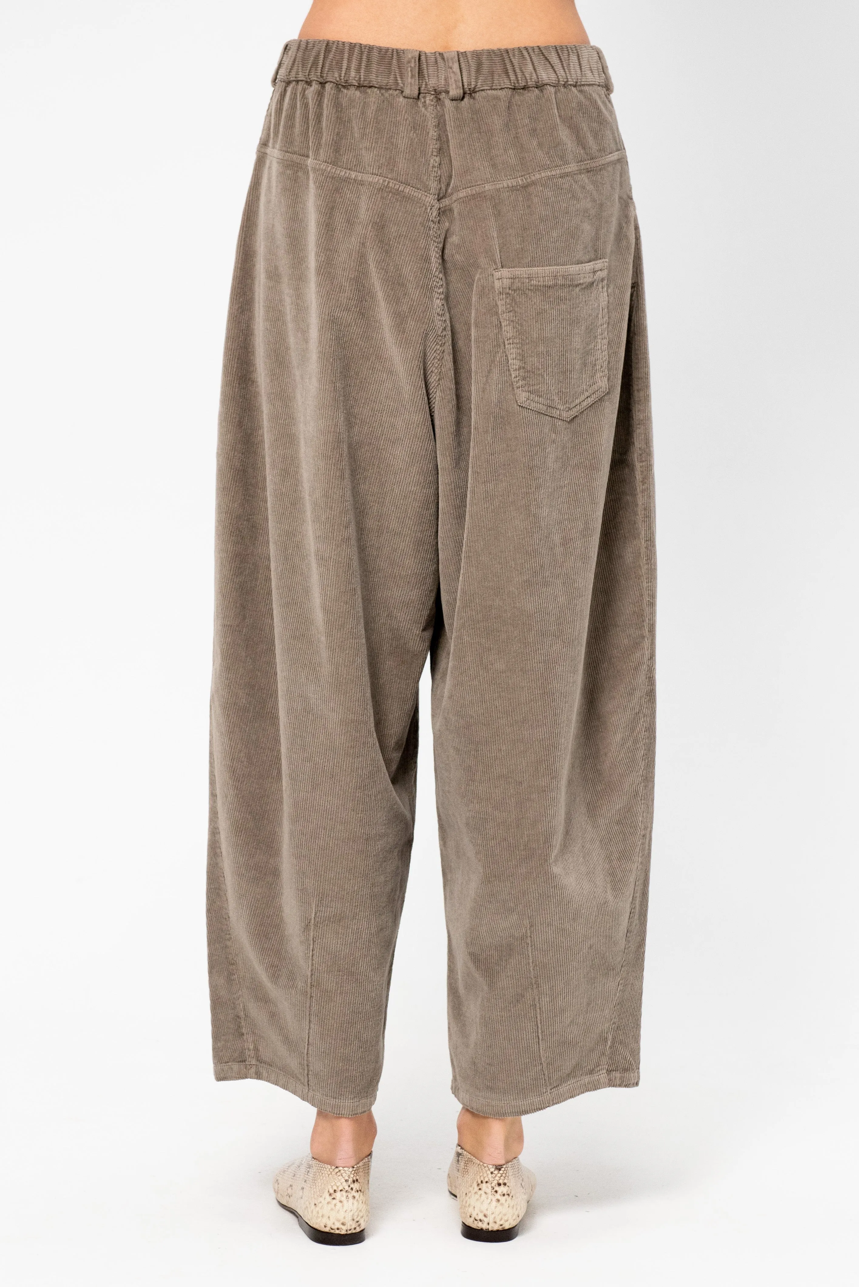 Corduroy Baggy Pants, Cobblestone sold by Kick Pleat product image thumbnail 4