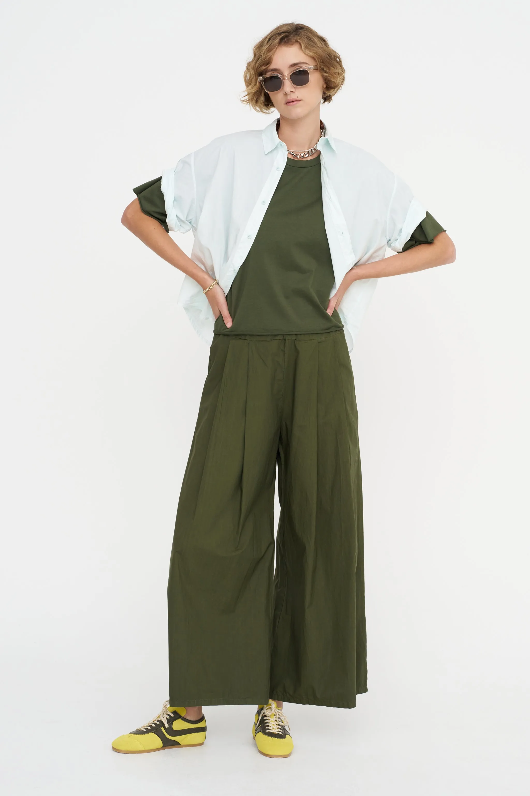 Panta Dalla - Clara, Olive sold by Kick Pleat