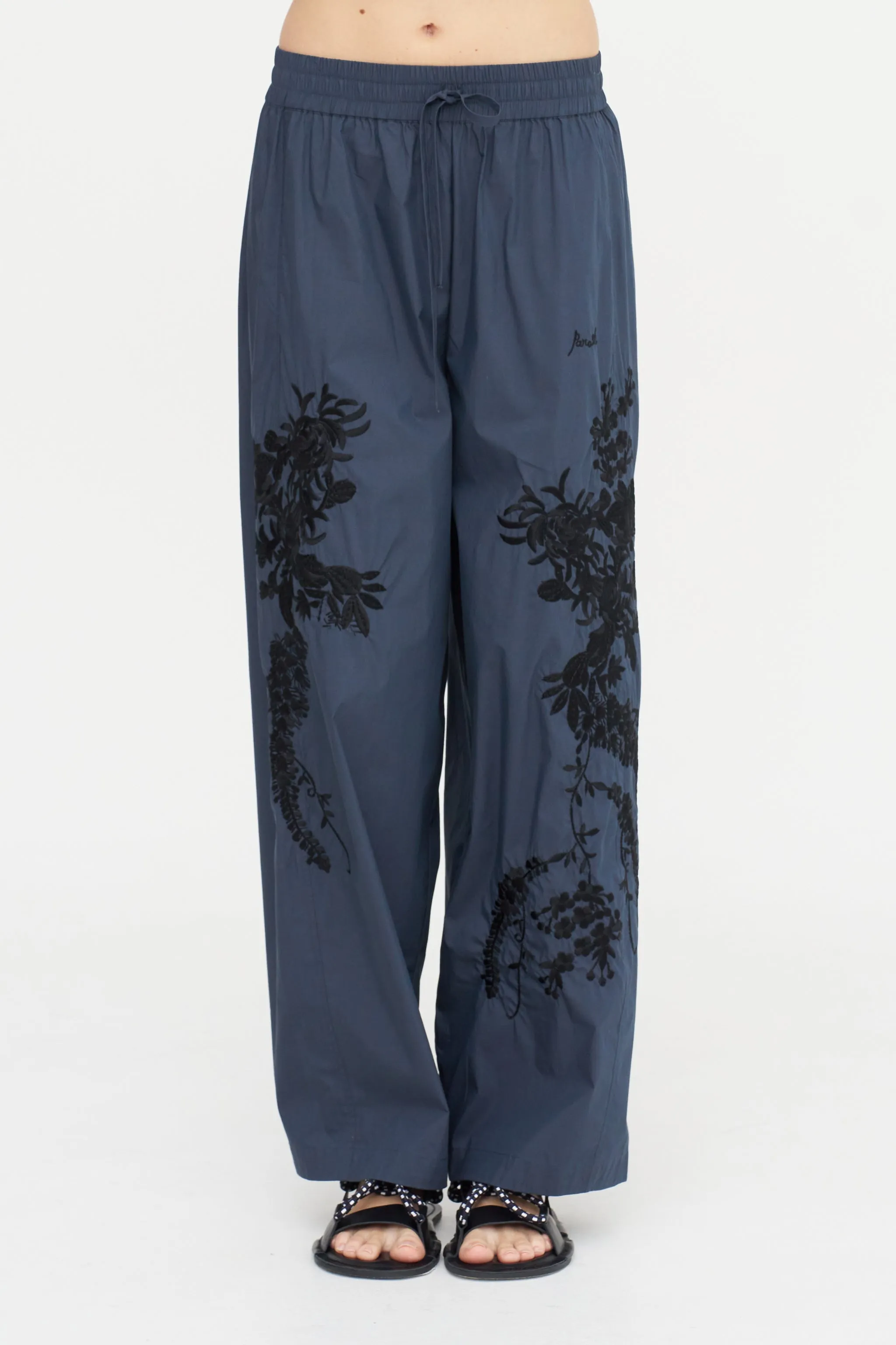Embroidered Trouser, Blue sold by Kick Pleat product image thumbnail 2
