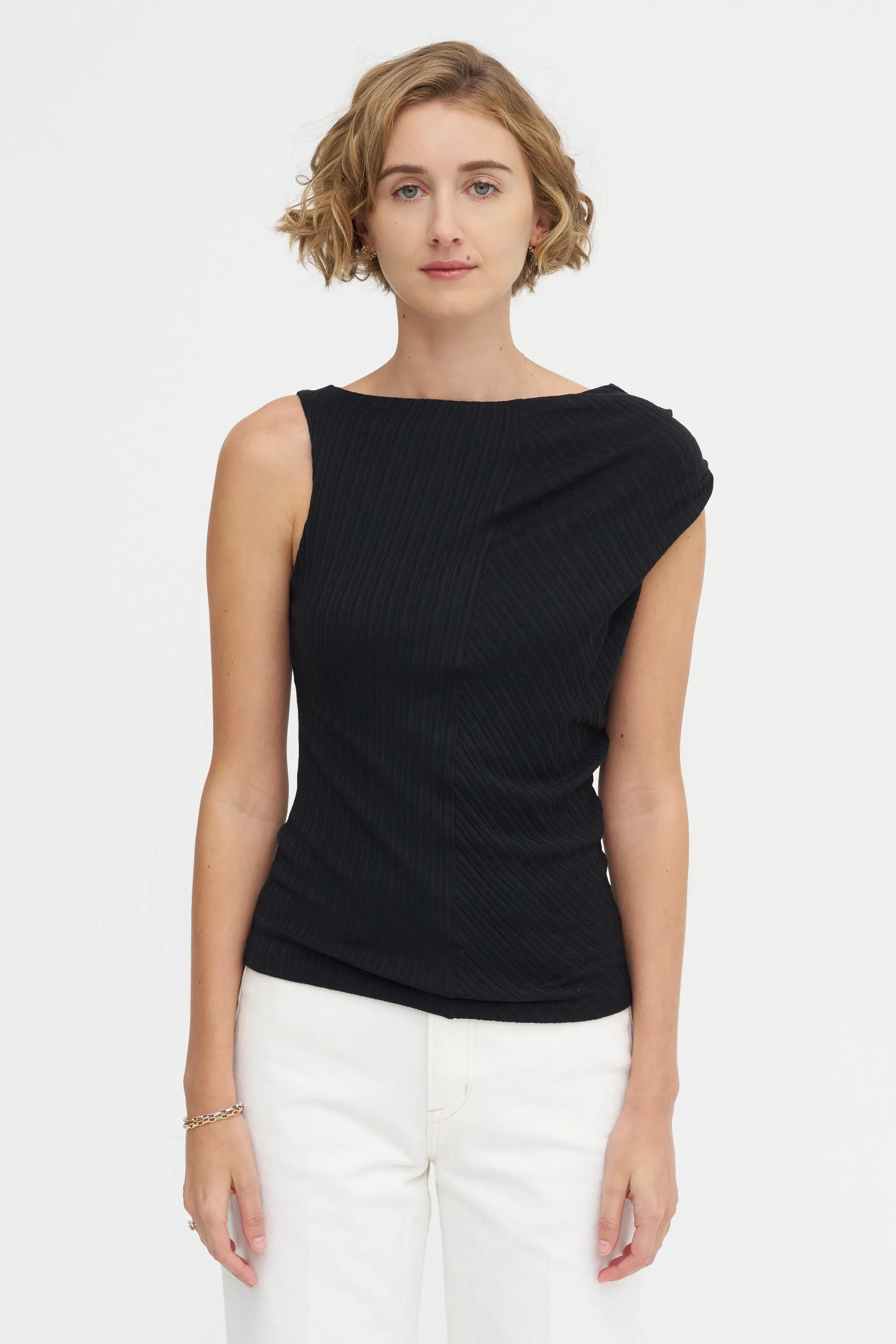 The Toga Sleeveless, Black sold by Kick Pleat product image thumbnail 2