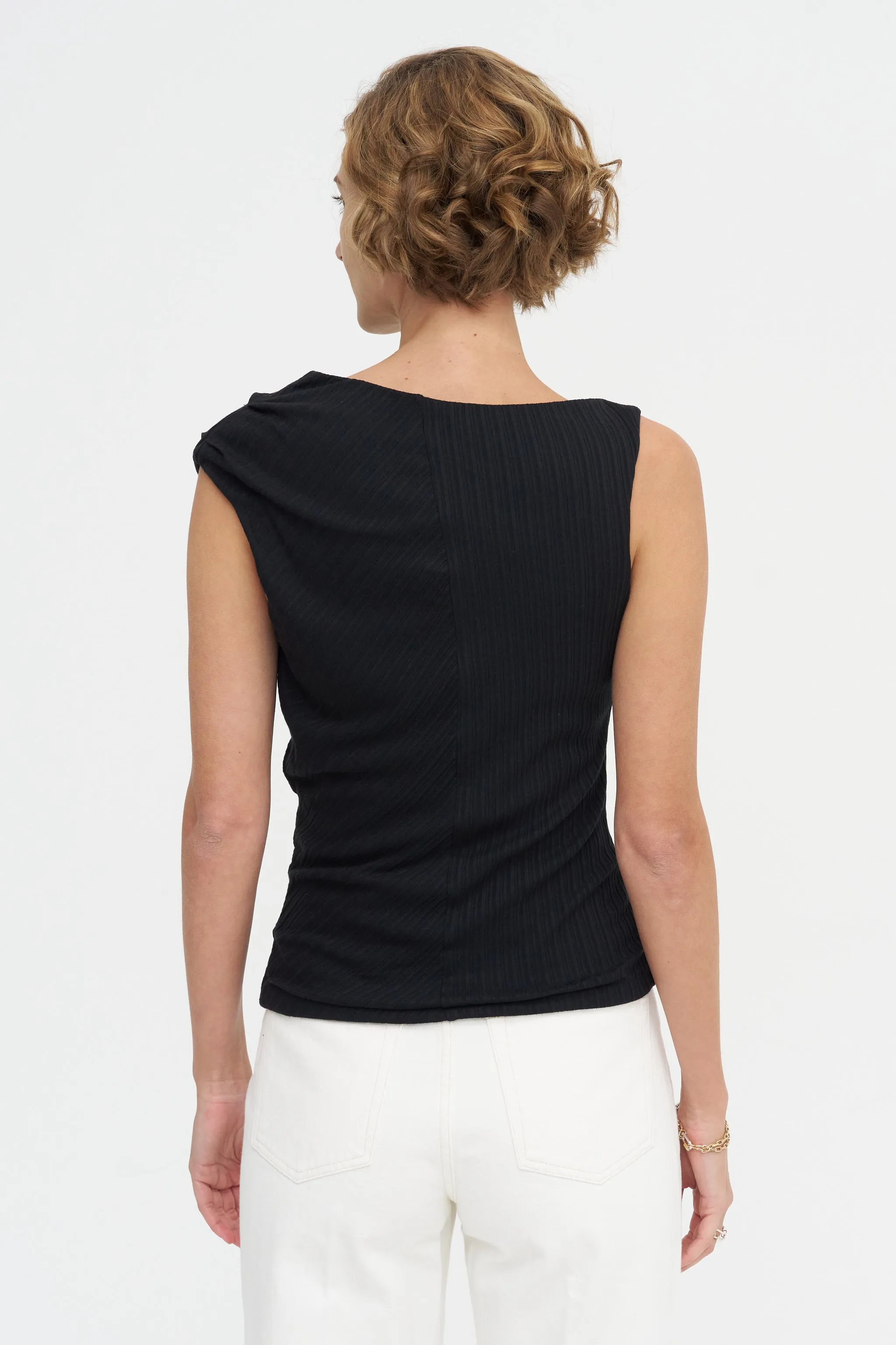 The Toga Sleeveless, Black sold by Kick Pleat product image thumbnail 4