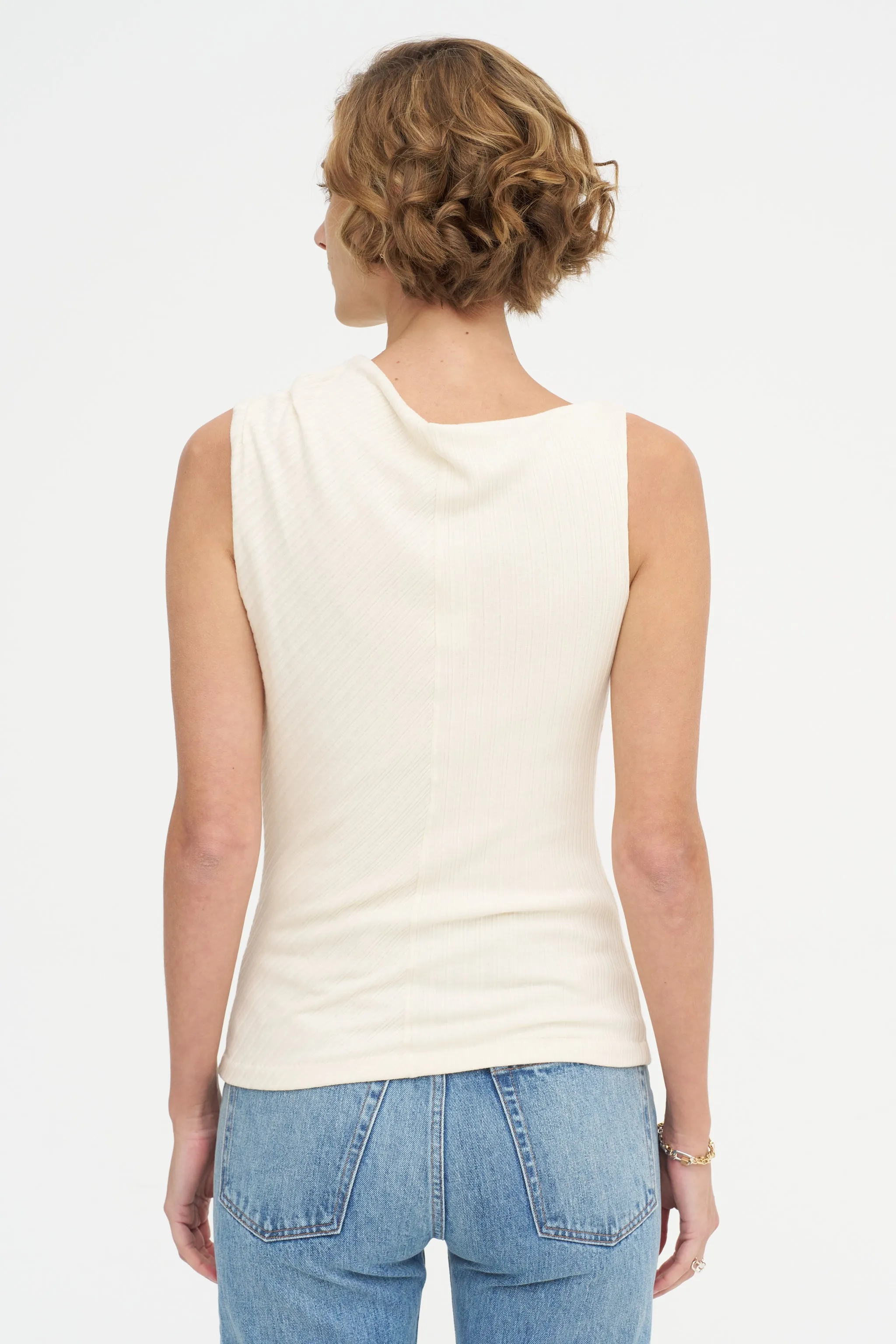 The Toga Sleeveless, Vanilla sold by Kick Pleat product image thumbnail 4