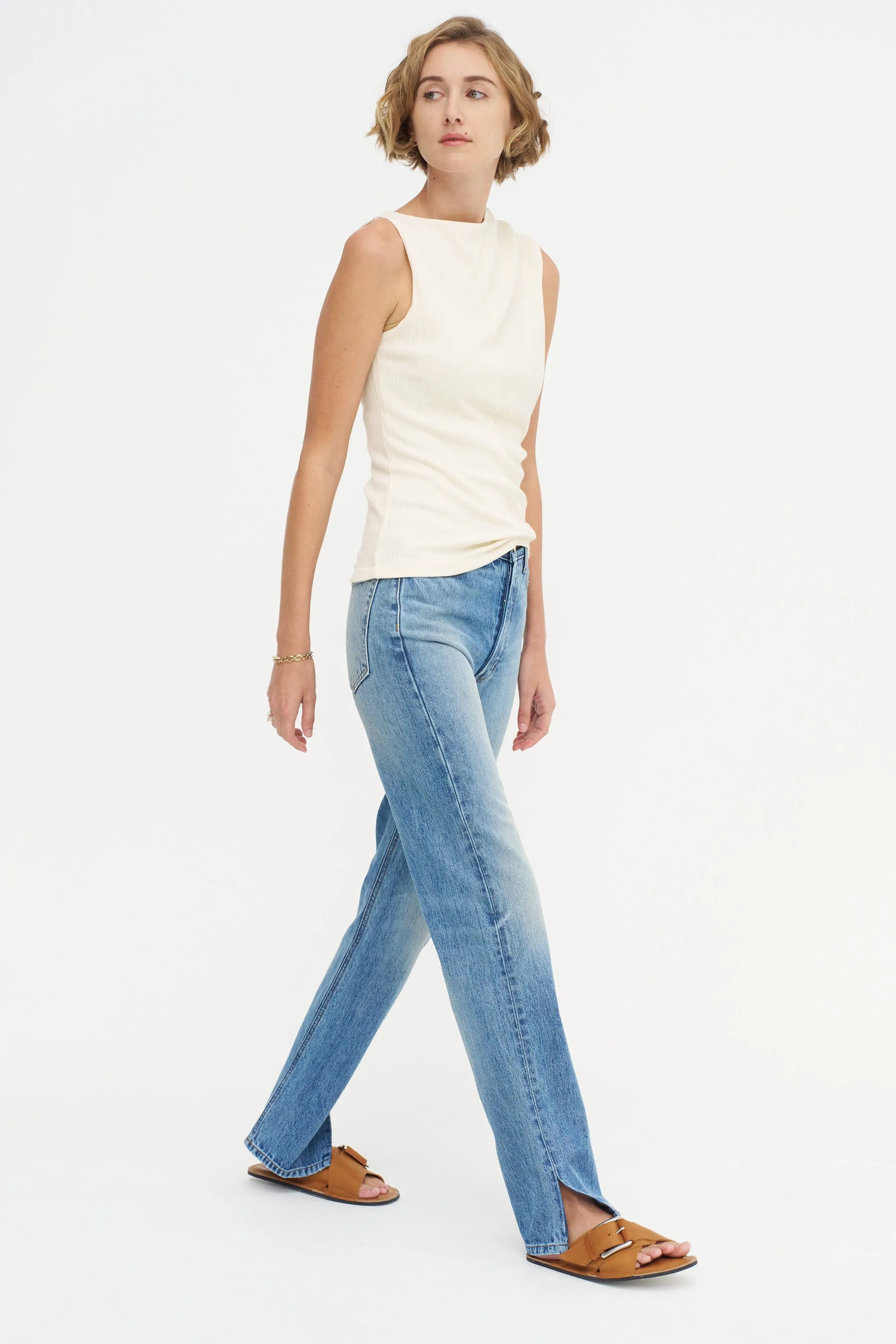 The Toga Sleeveless, Vanilla sold by Kick Pleat product image thumbnail 5