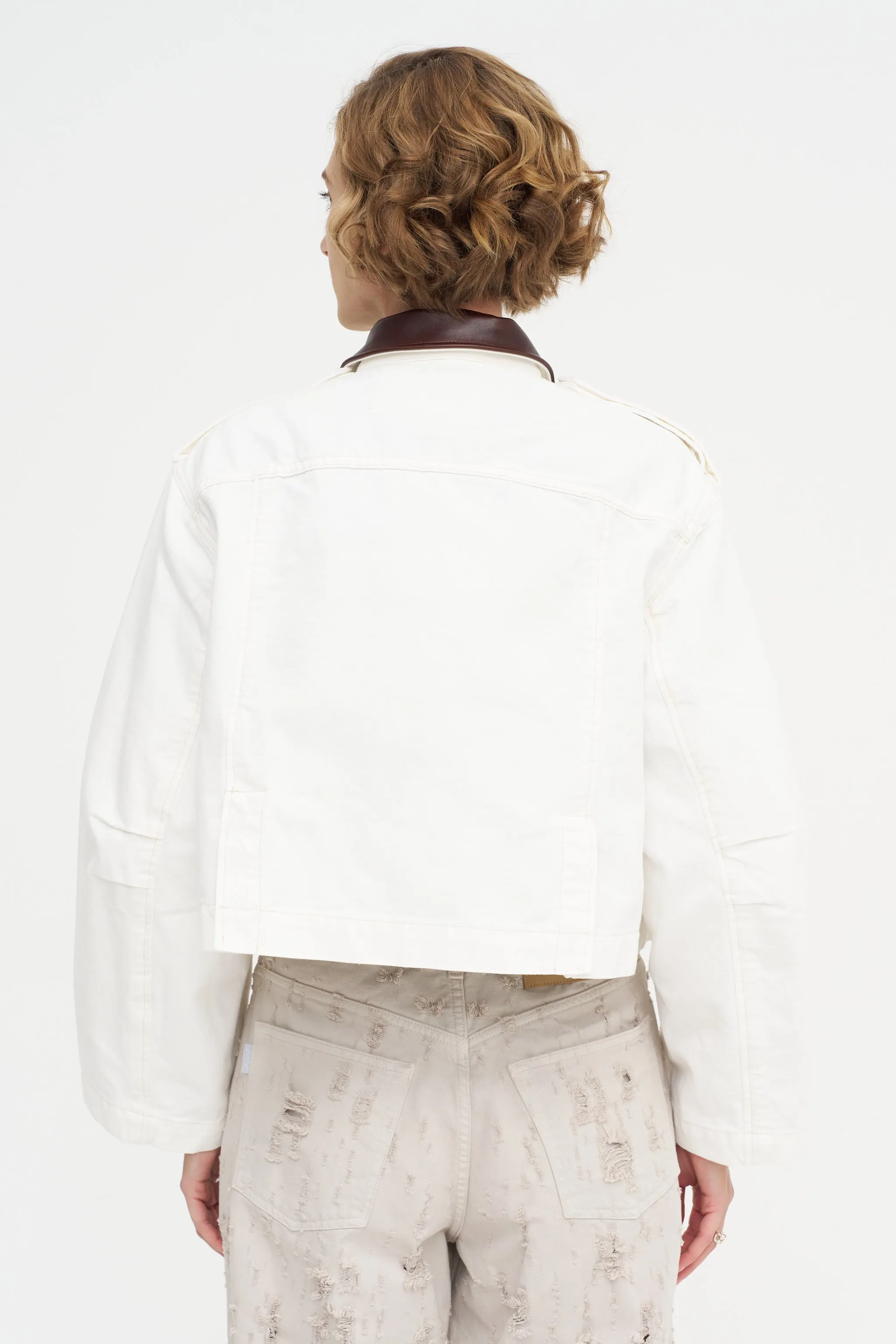 The Henderson Jacket, White sold by Kick Pleat product image thumbnail 4
