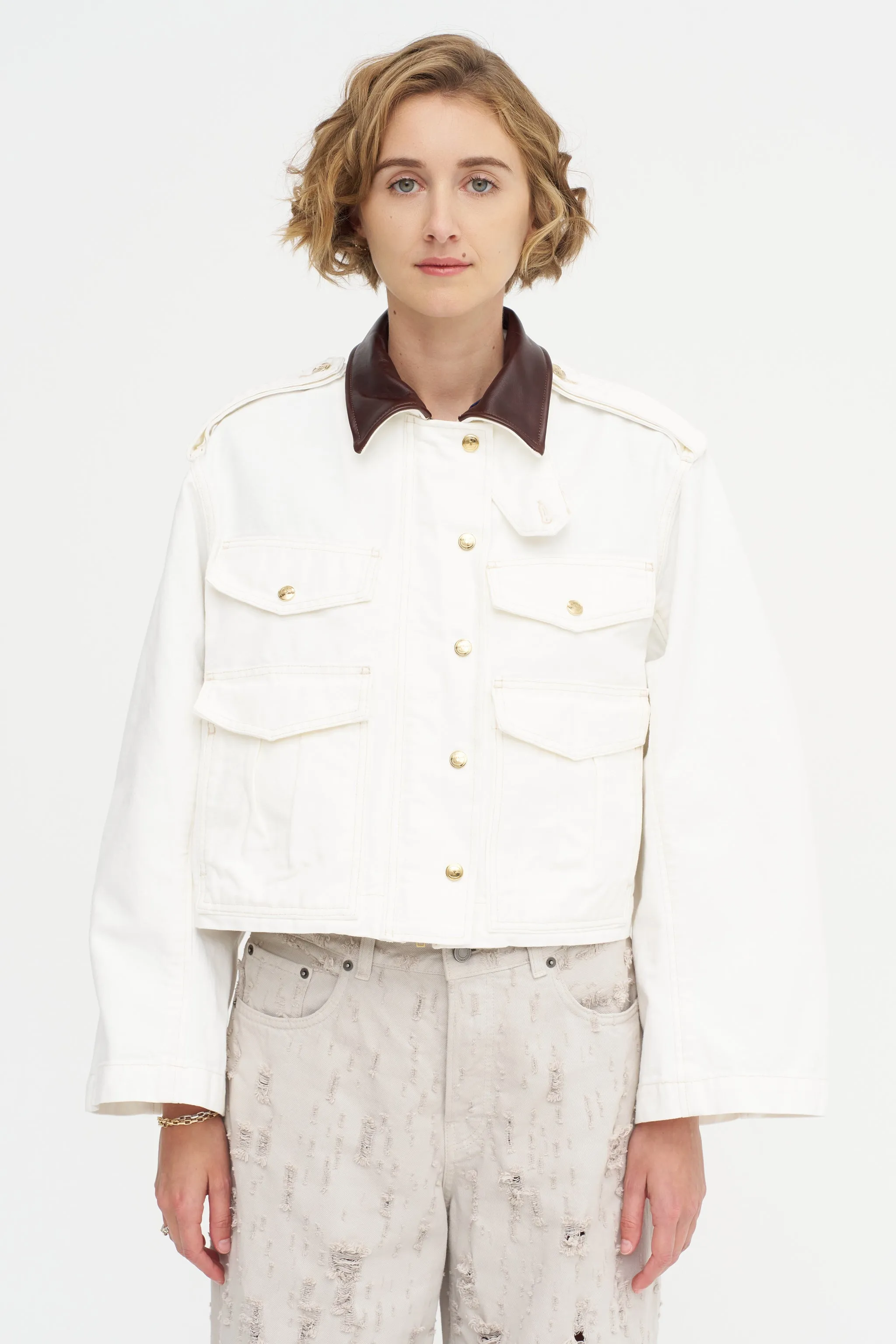 The Henderson Jacket, White sold by Kick Pleat product image thumbnail 2