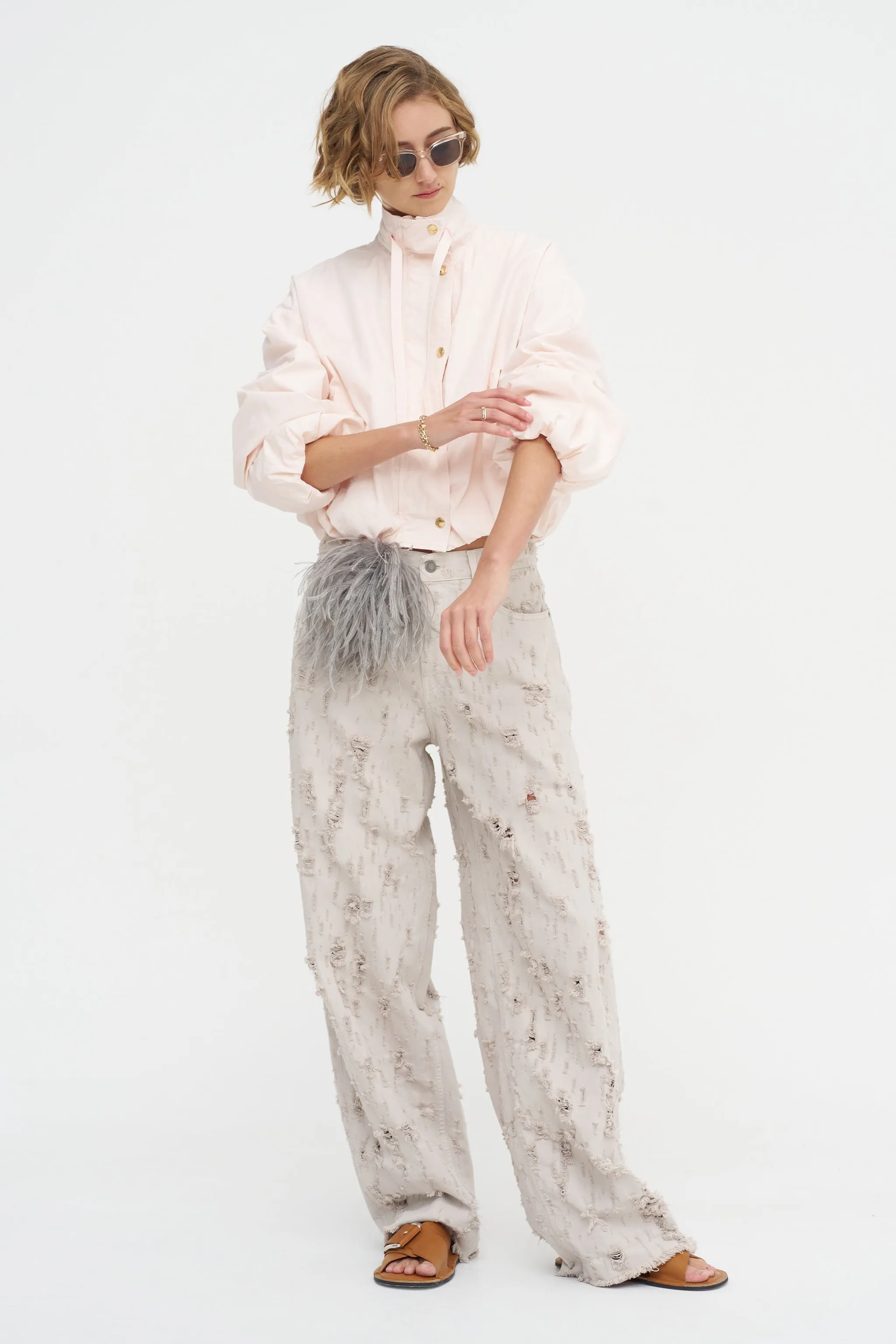 The Aisla Jacket, Blush sold by Kick Pleat product image thumbnail 2