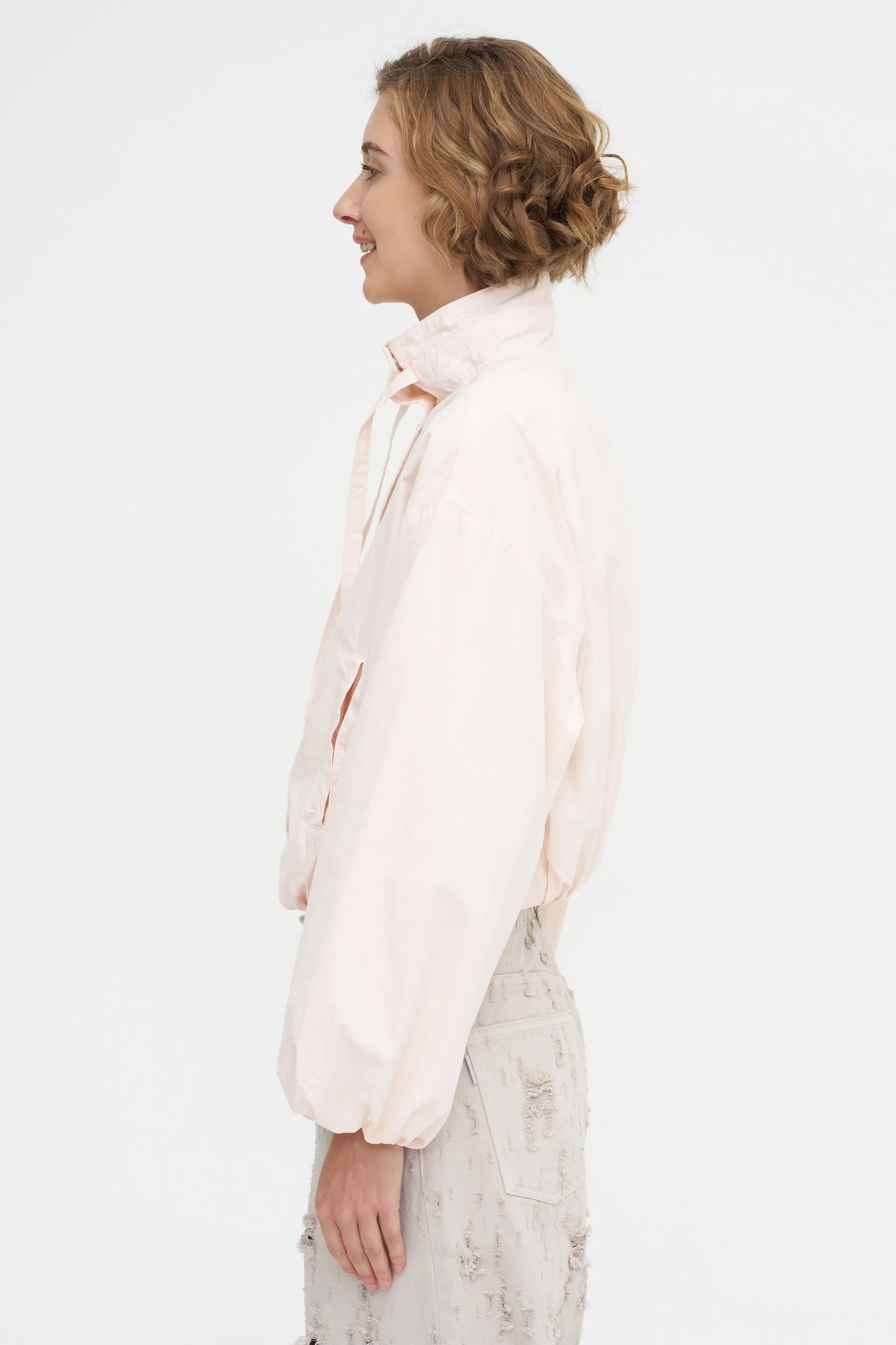The Aisla Jacket, Blush sold by Kick Pleat product image thumbnail 4