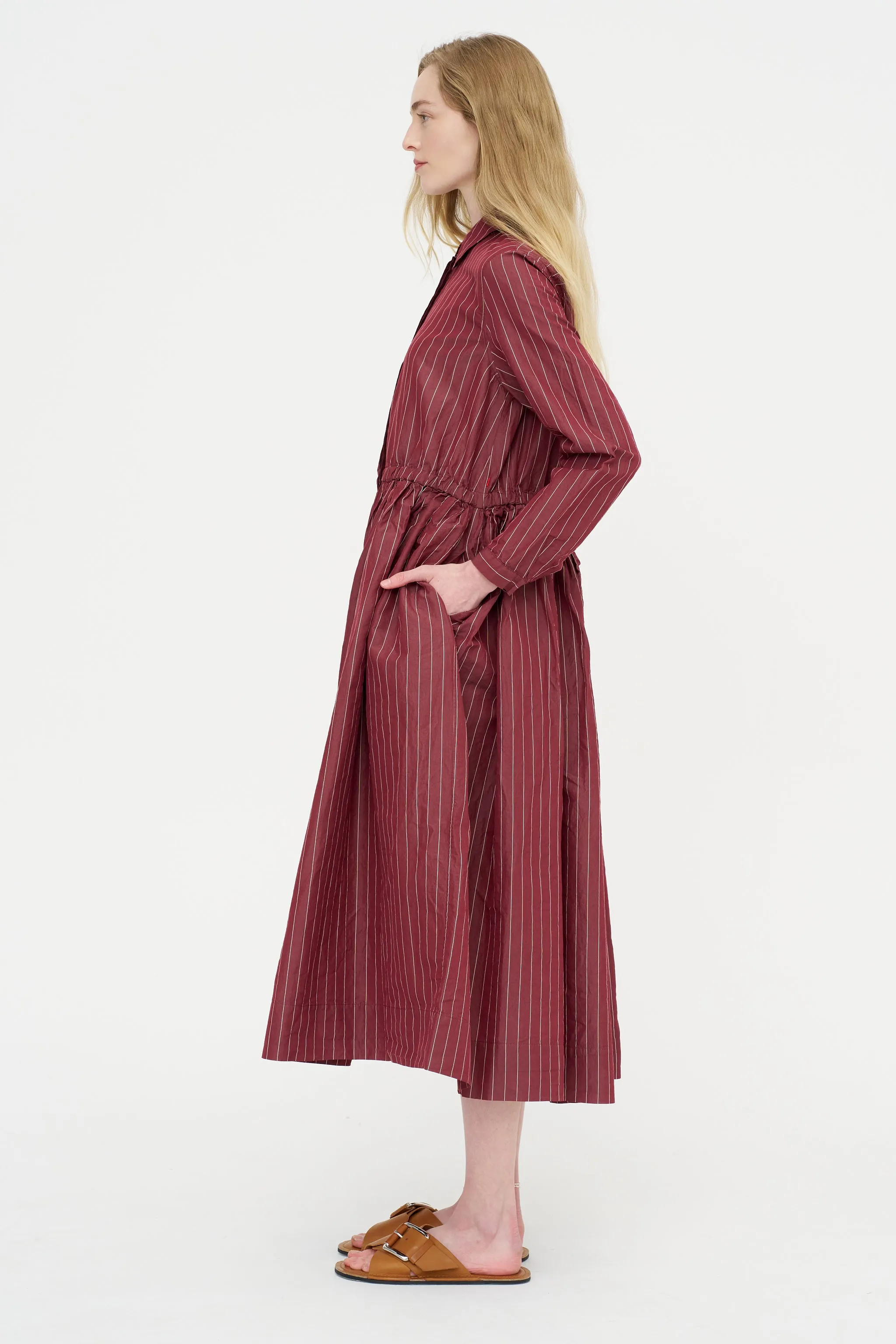 Panzi Dress - Cotsilk, Wine sold by Kick Pleat product image thumbnail 3