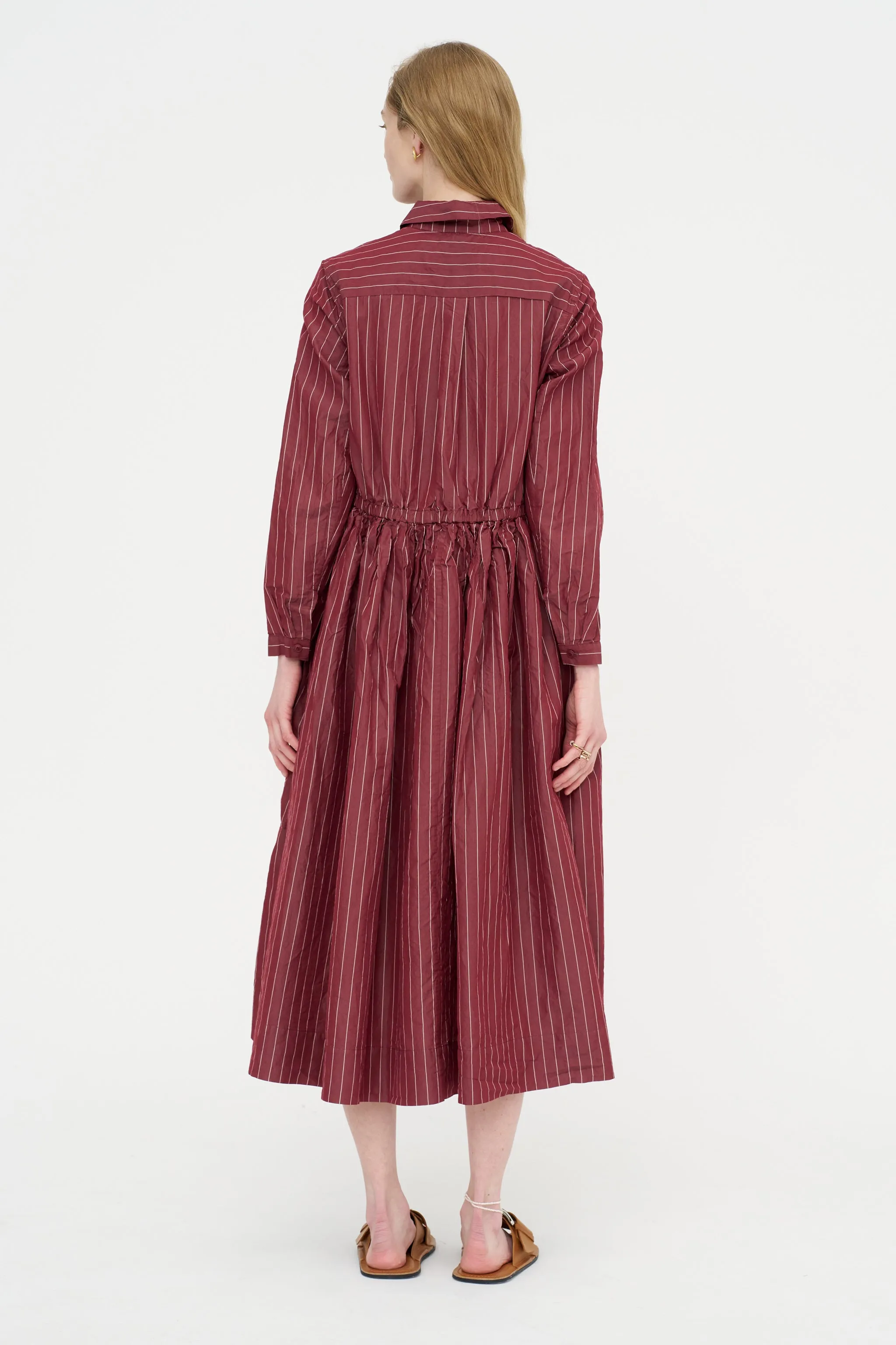 Panzi Dress - Cotsilk, Wine sold by Kick Pleat product image thumbnail 4