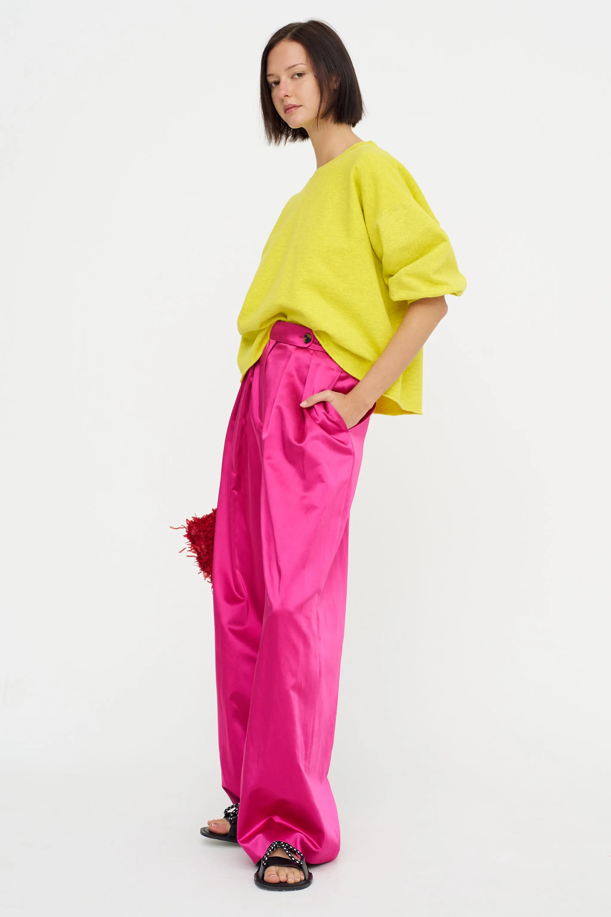 Fond Sweatshirt, Citron sold by Kick Pleat product image thumbnail 5