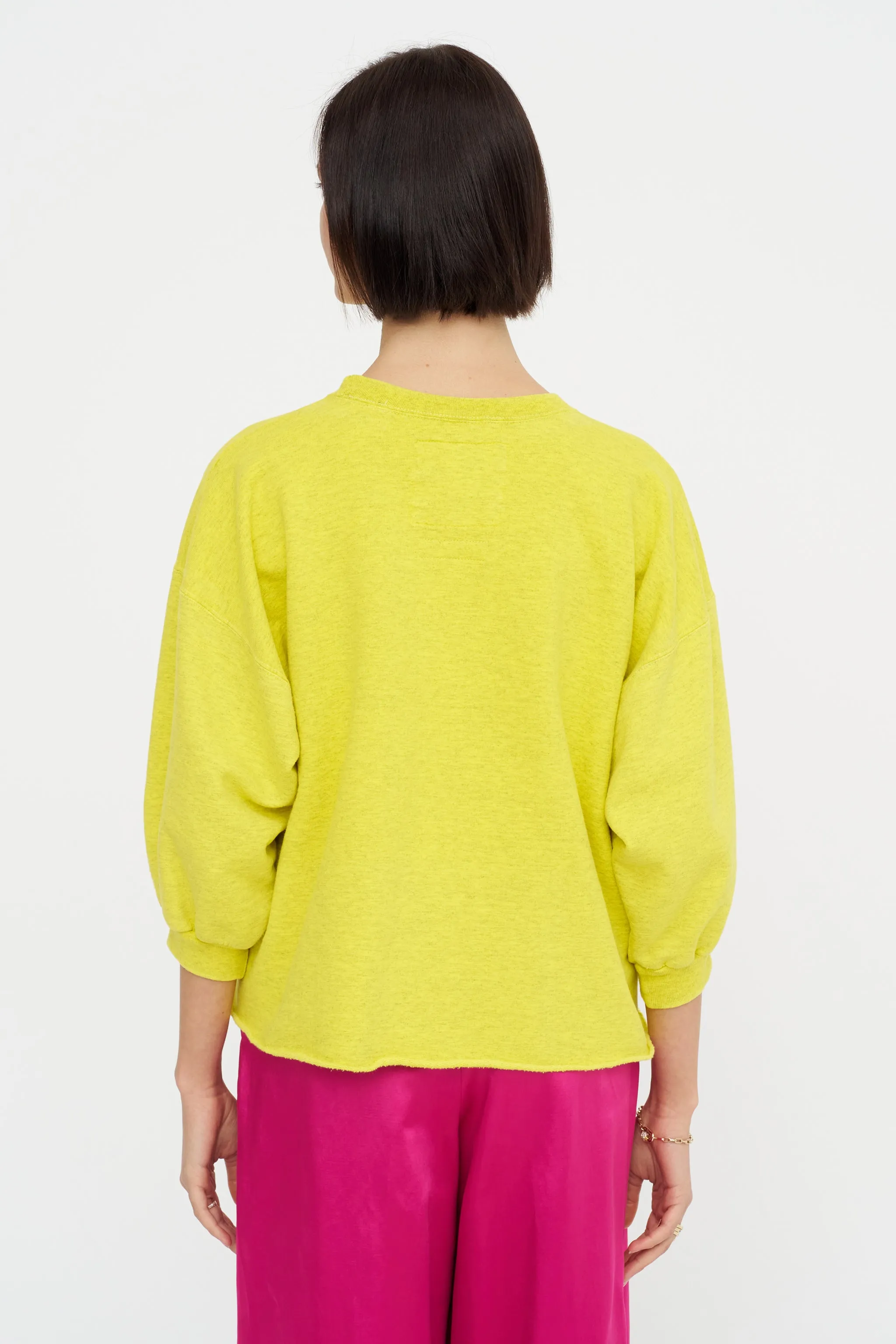Fond Sweatshirt, Citron sold by Kick Pleat product image thumbnail 4