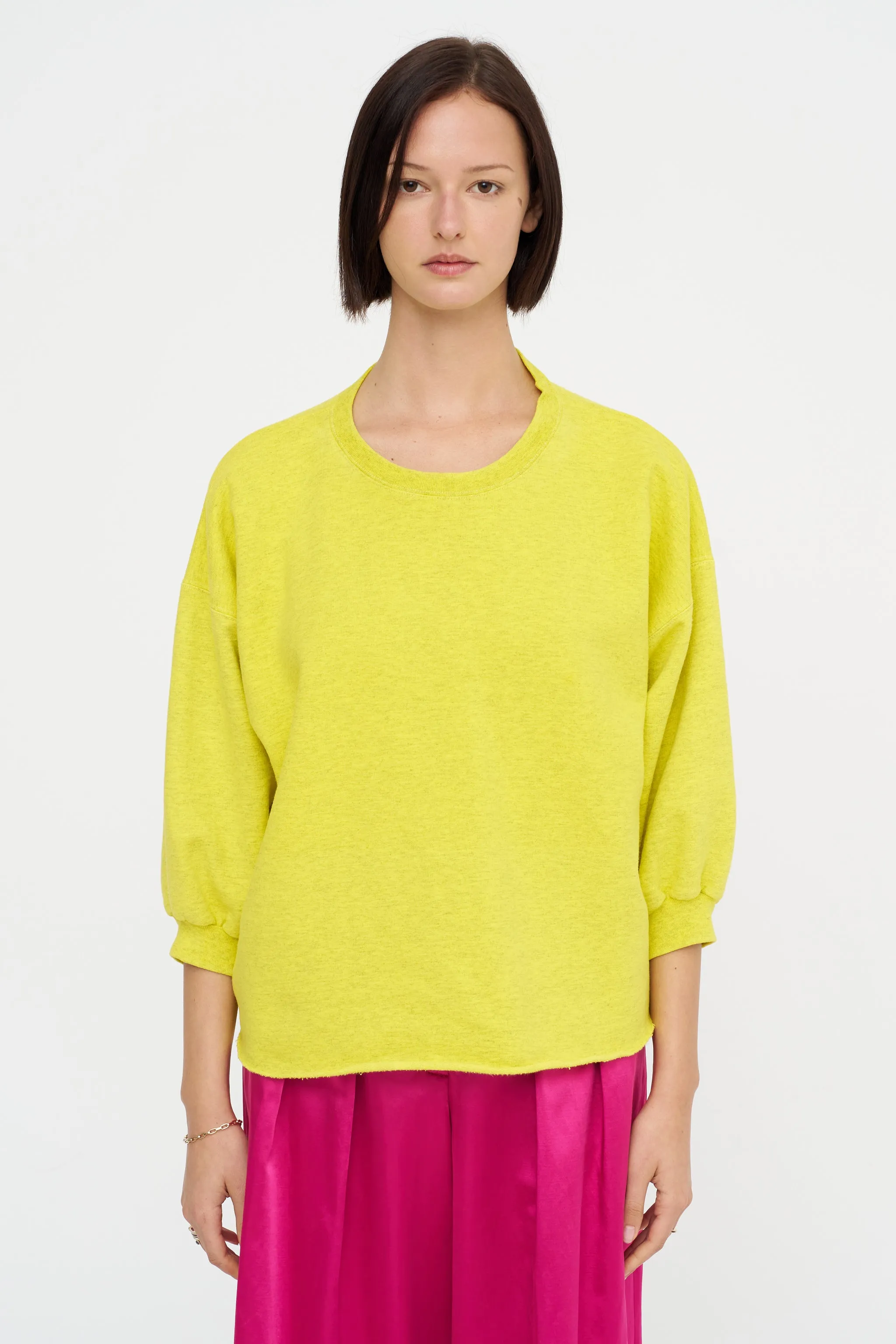 Fond Sweatshirt, Citron sold by Kick Pleat product image thumbnail 2